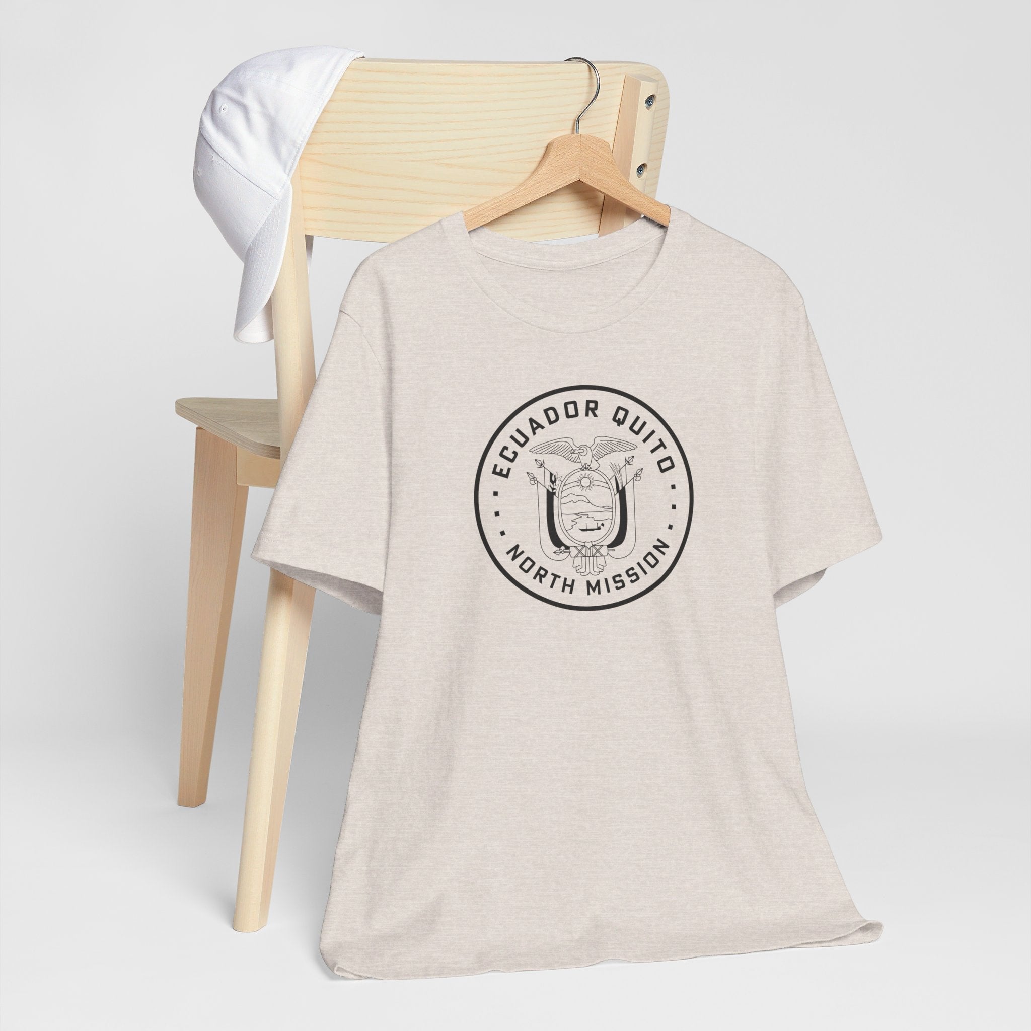 Ecuador Quito North Mission Circular Monochrome Logo T-Shirt - Mission Wishlist - LDS Missionary Gift Store