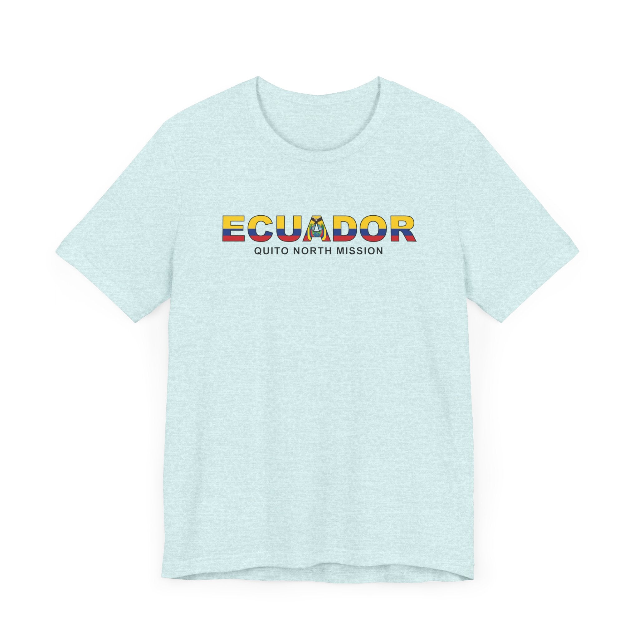 Ecuador Quito North Mission Flag Title T-shirt - Mission Wishlist - LDS Missionary Gift Store