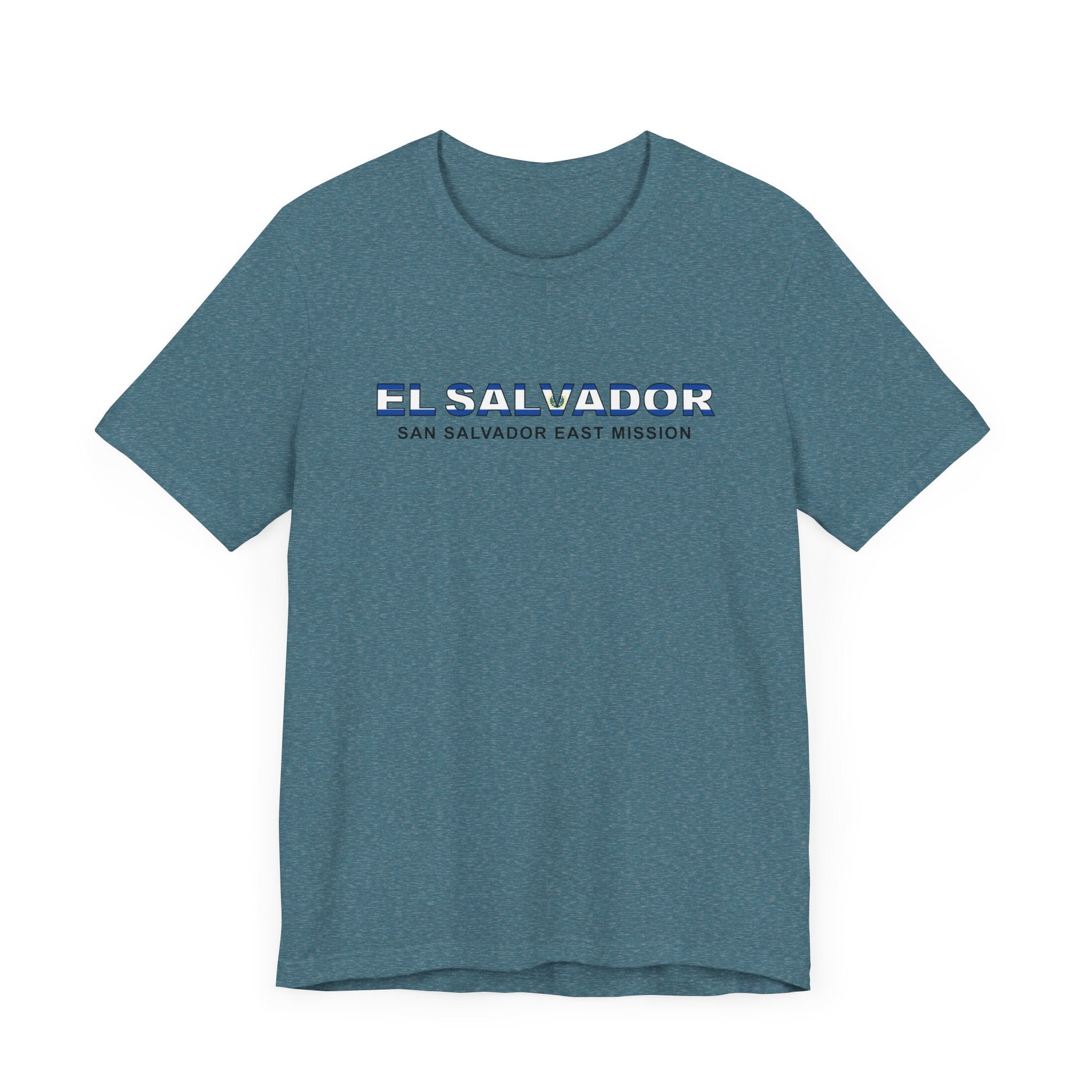 El Salvador San Salvador East Mission Flag Title T-shirt - Mission Wishlist - LDS Missionary Gift Store