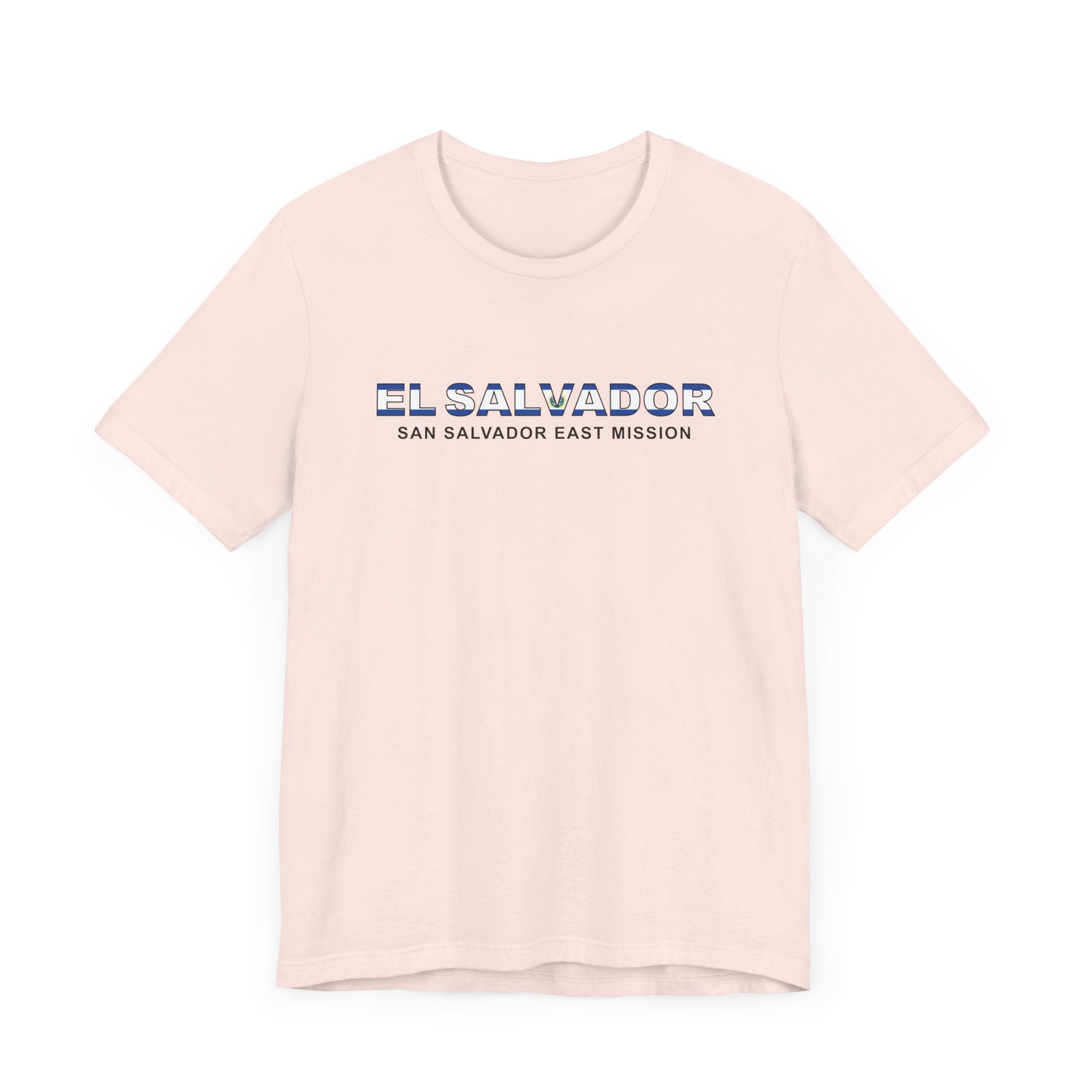 El Salvador San Salvador East Mission Flag Title T-shirt - Mission Wishlist - LDS Missionary Gift Store