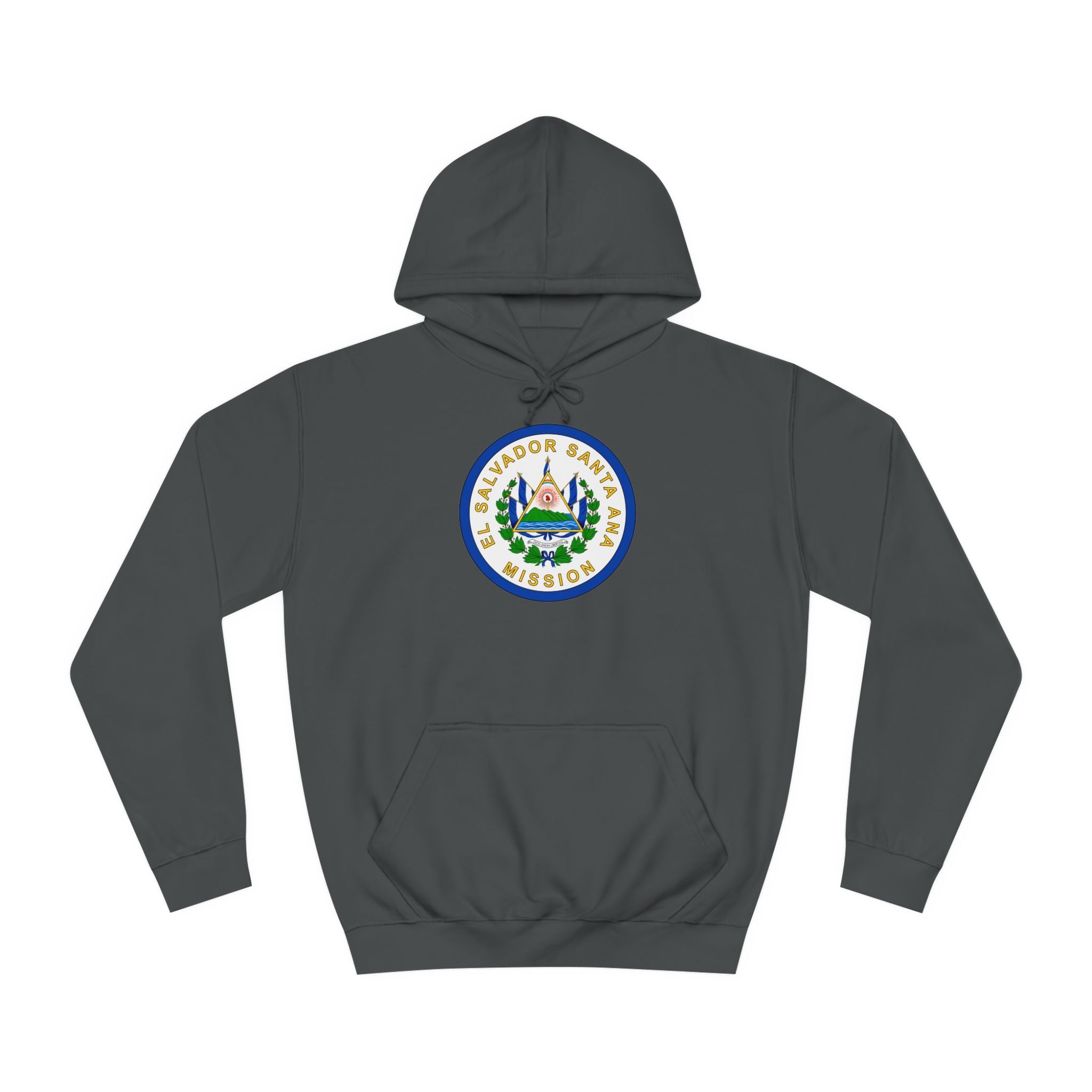 El Salvador Santa Ana Mission Flag Logo (White Border) College Hoodie - Mission Wishlist - LDS Missionary Gift Store