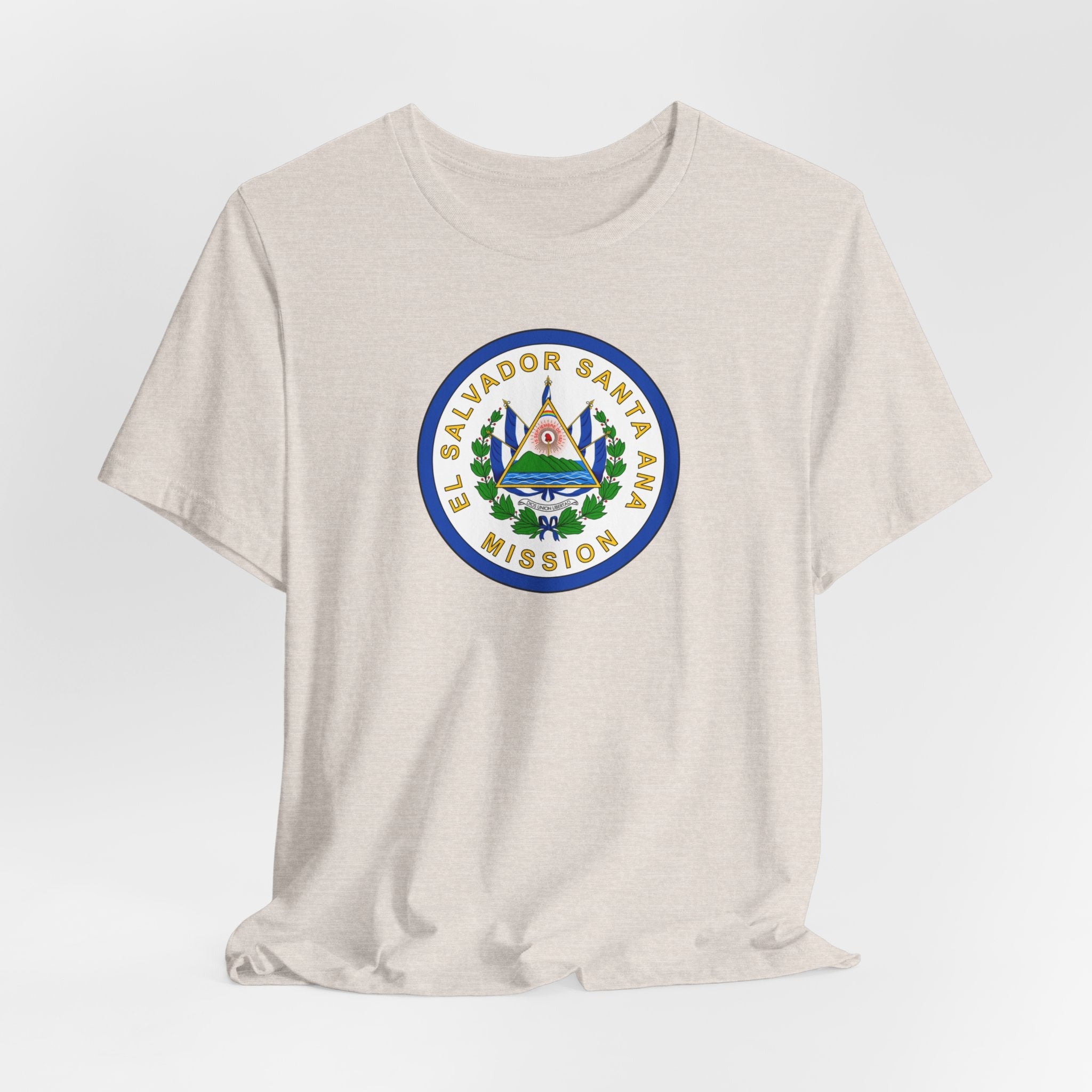 El Salvador Santa Ana Mission Flag Logo (White Border) T-shirt - Mission Wishlist - LDS Missionary Gift Store