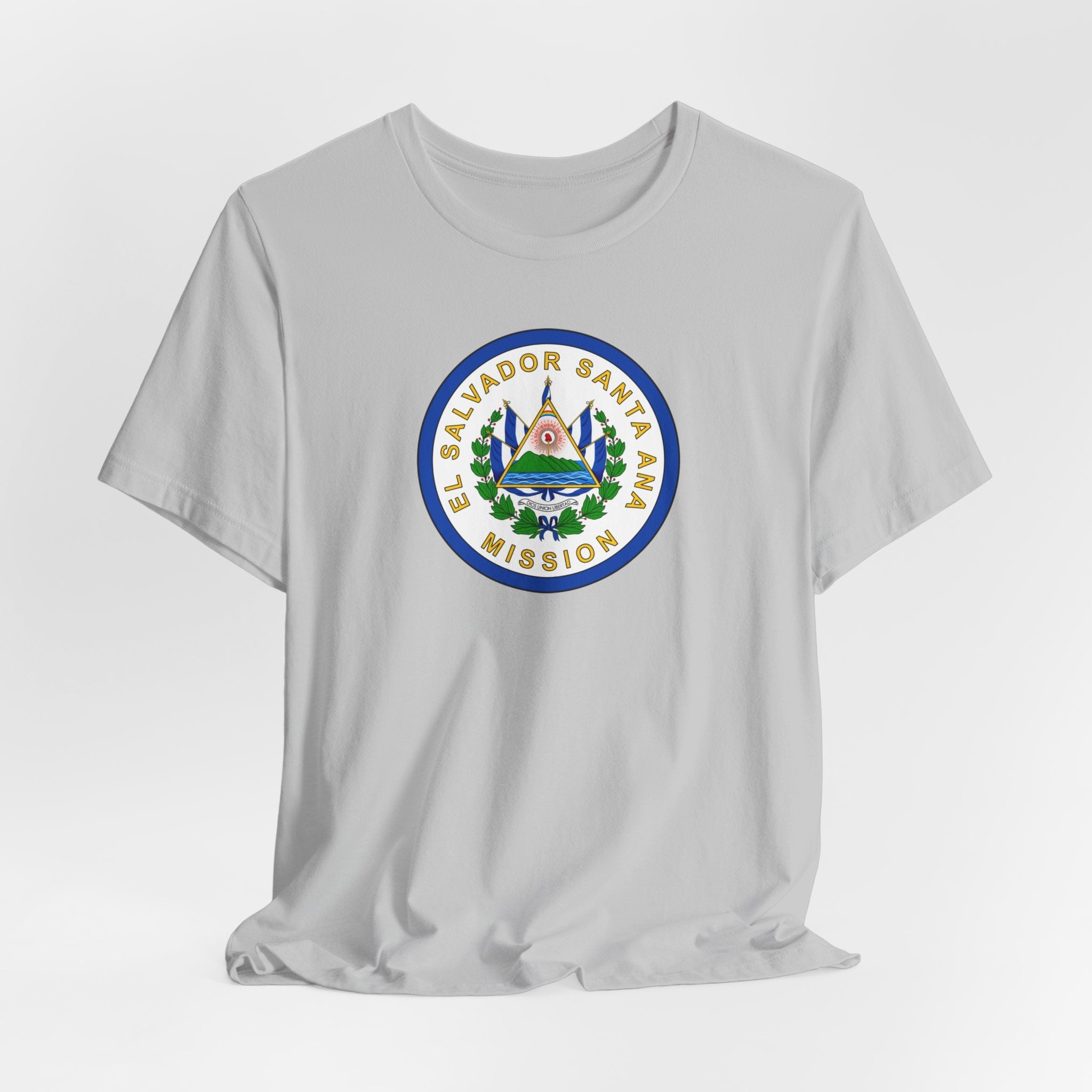 El Salvador Santa Ana Mission Flag Logo (White Border) T-shirt - Mission Wishlist - LDS Missionary Gift Store