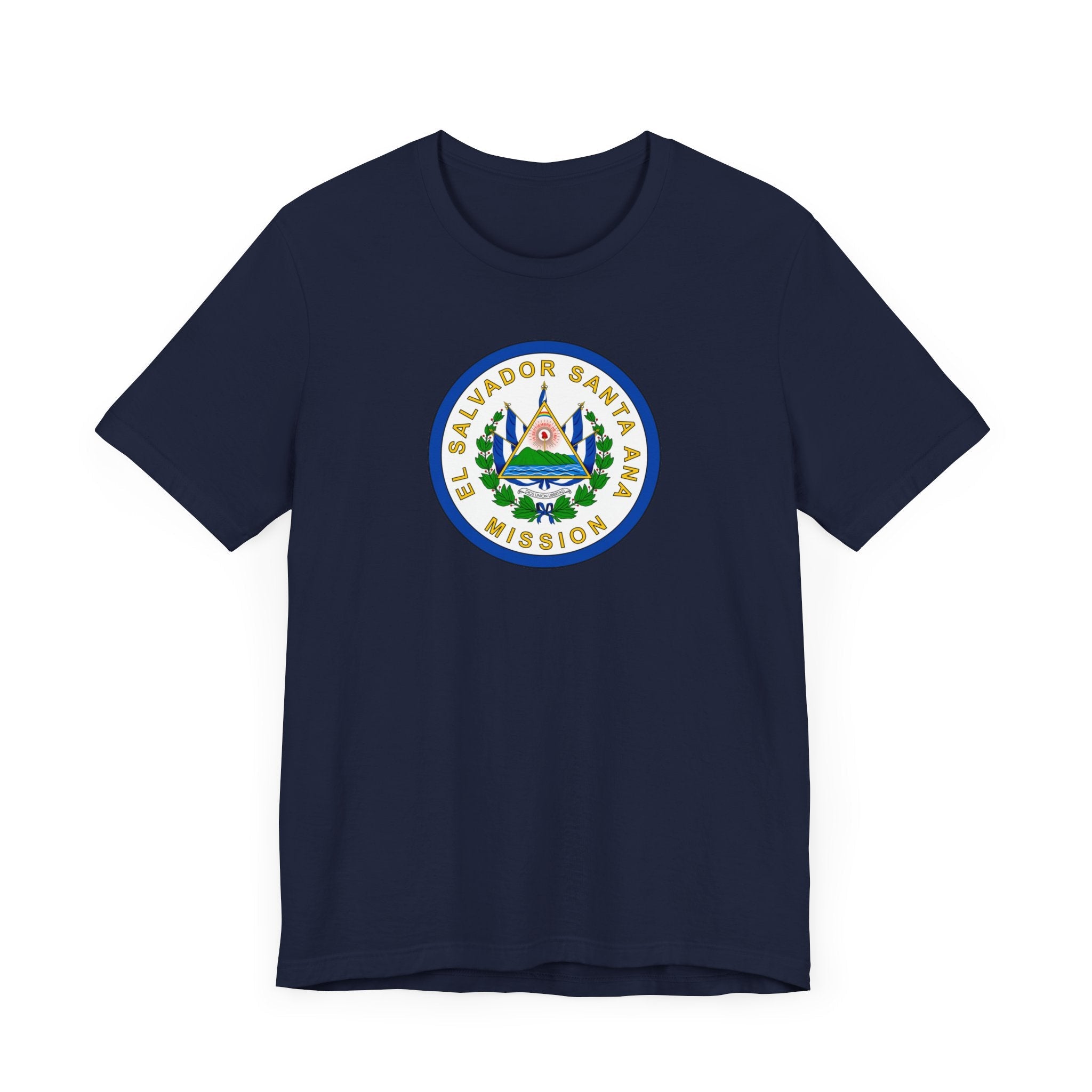 El Salvador Santa Ana Mission Flag Logo (White Border) T-shirt - Mission Wishlist - LDS Missionary Gift Store