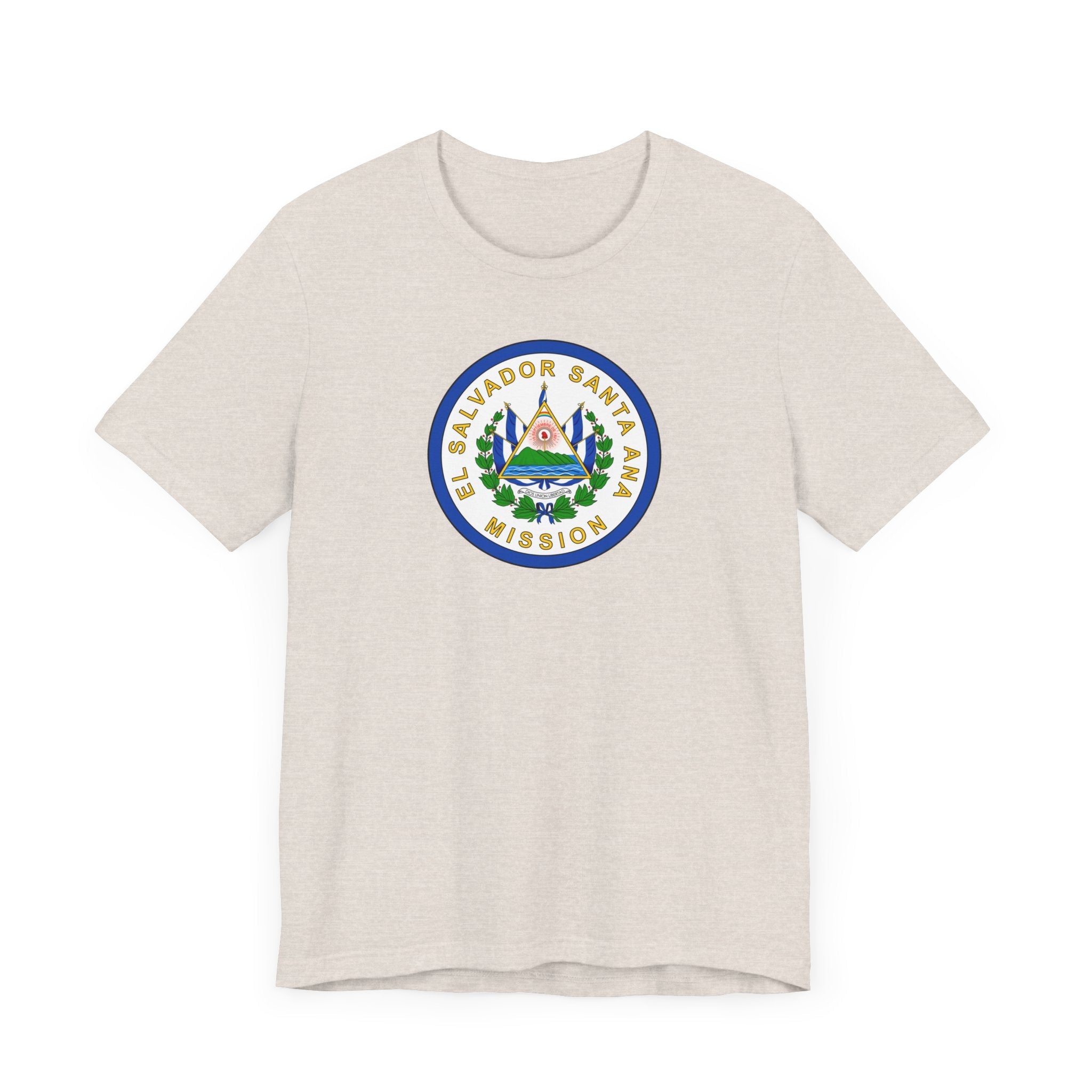 El Salvador Santa Ana Mission Flag Logo (White Border) T-shirt - Mission Wishlist - LDS Missionary Gift Store