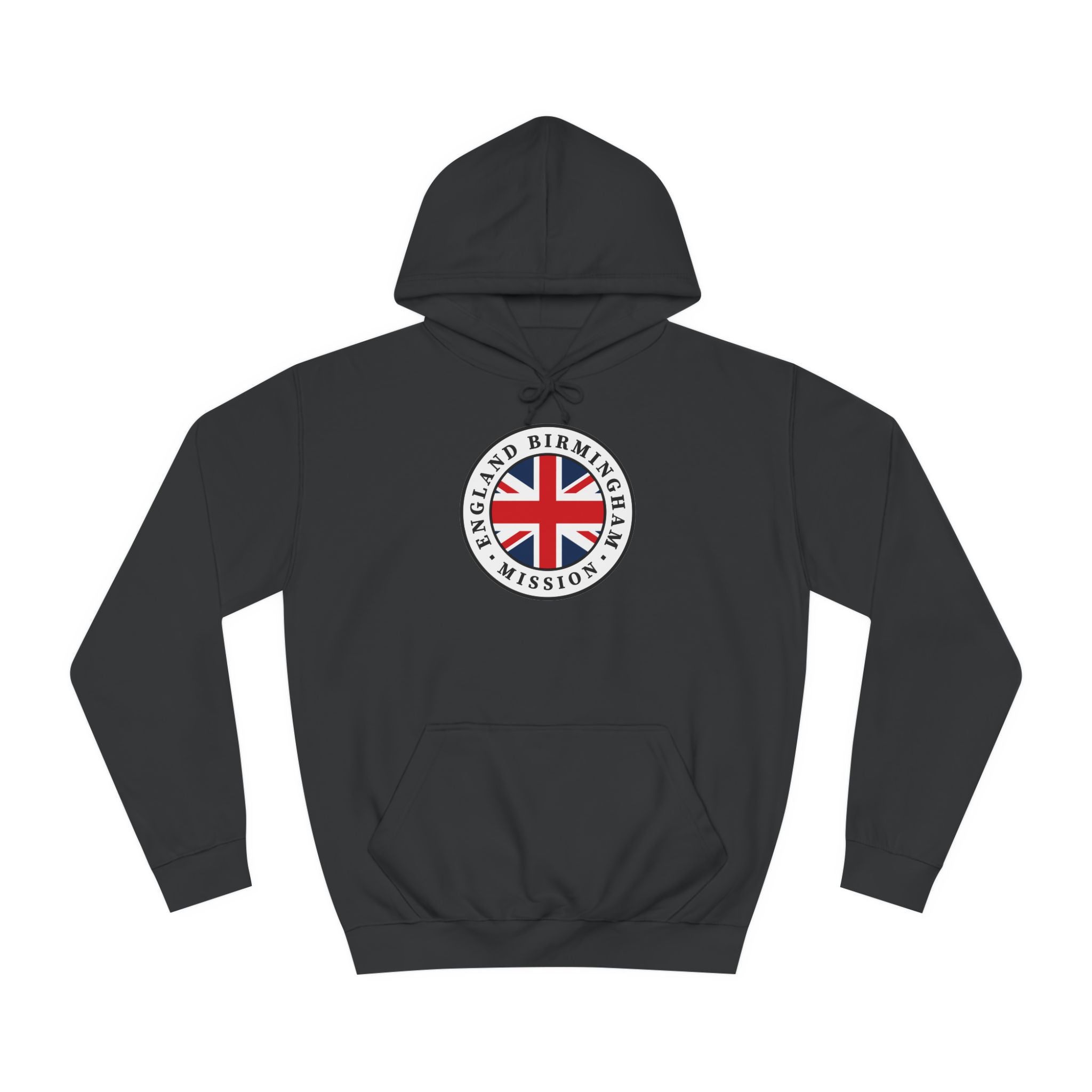 England Birmingham Mission Flag Logo (White Border) College Hoodie - Mission Wishlist - LDS Missionary Gift Store