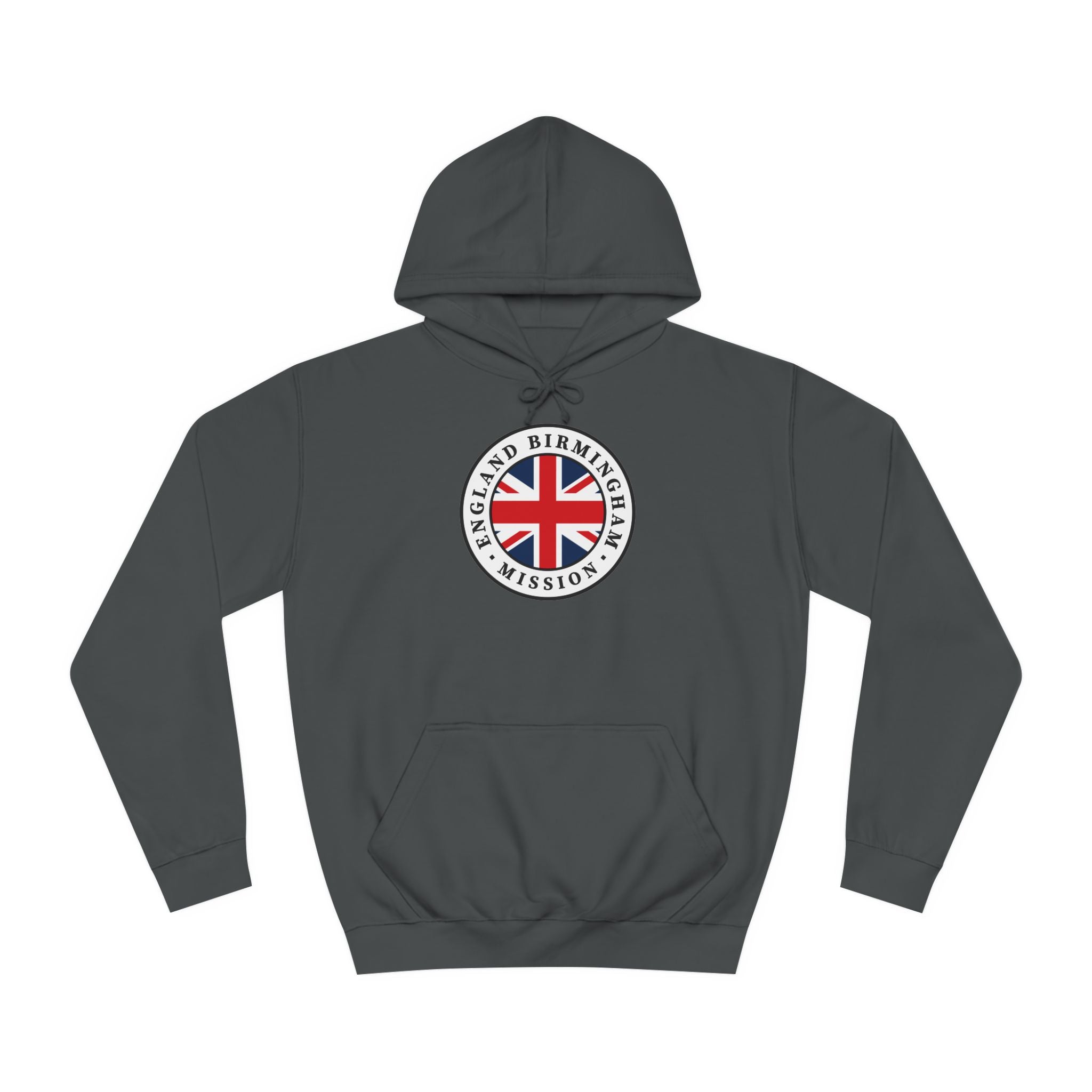 England Birmingham Mission Flag Logo (White Border) College Hoodie - Mission Wishlist - LDS Missionary Gift Store