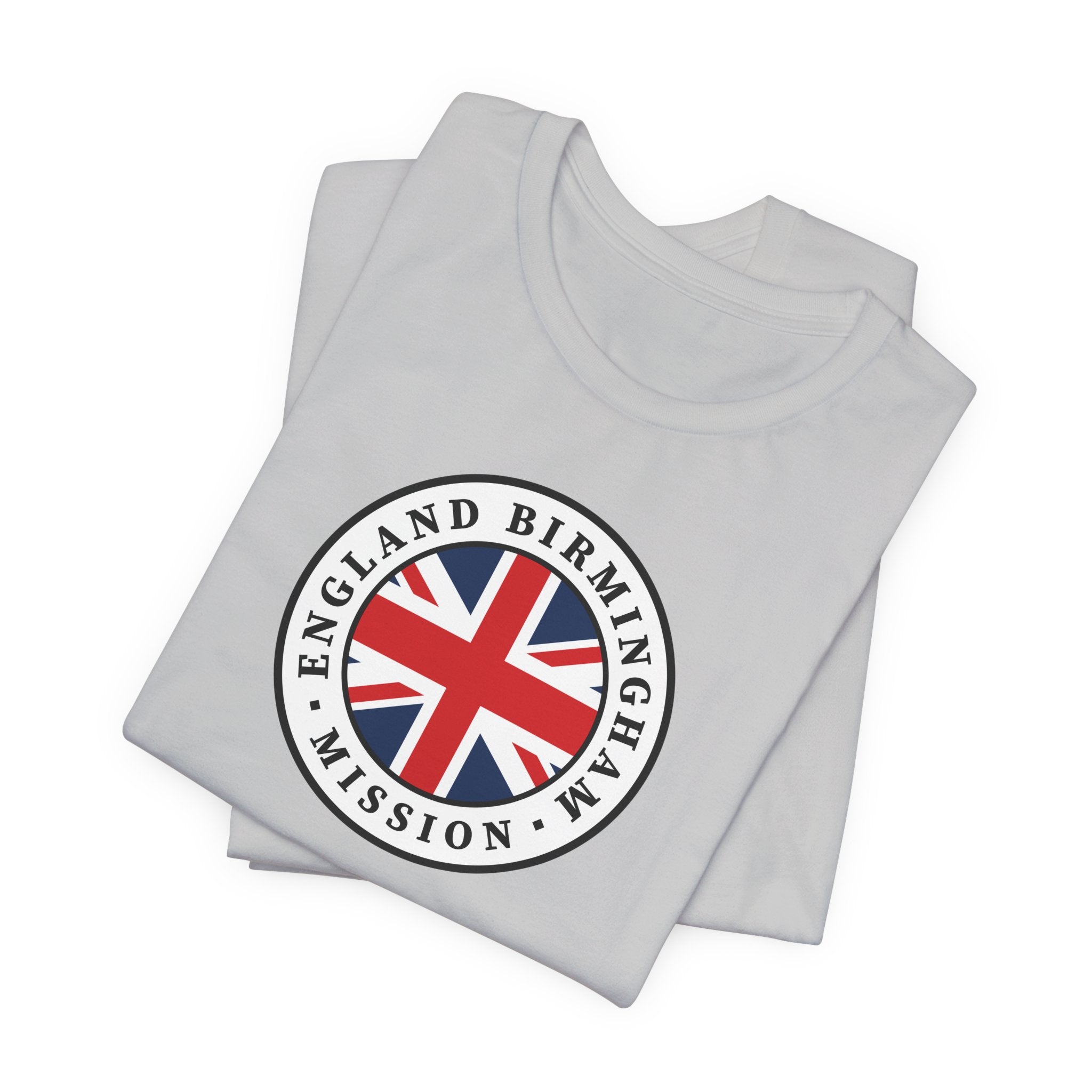 England Birmingham Mission Flag Logo (White Border) T-shirt - Mission Wishlist - LDS Missionary Gift Store