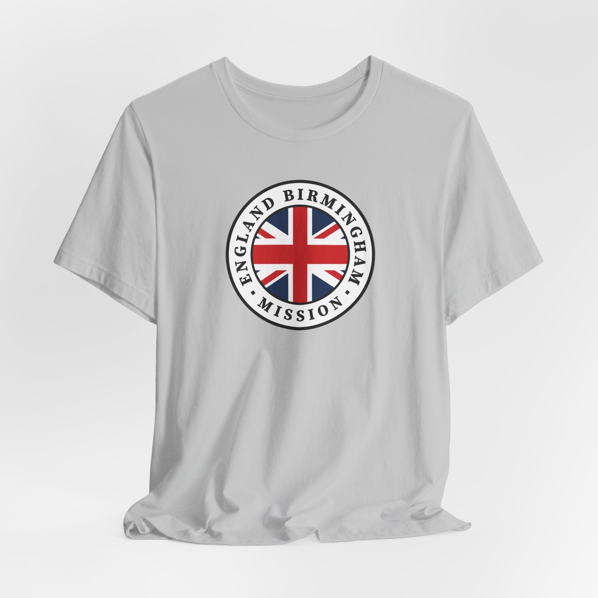 England Birmingham Mission Flag Logo (White Border) T-shirt - Mission Wishlist - LDS Missionary Gift Store