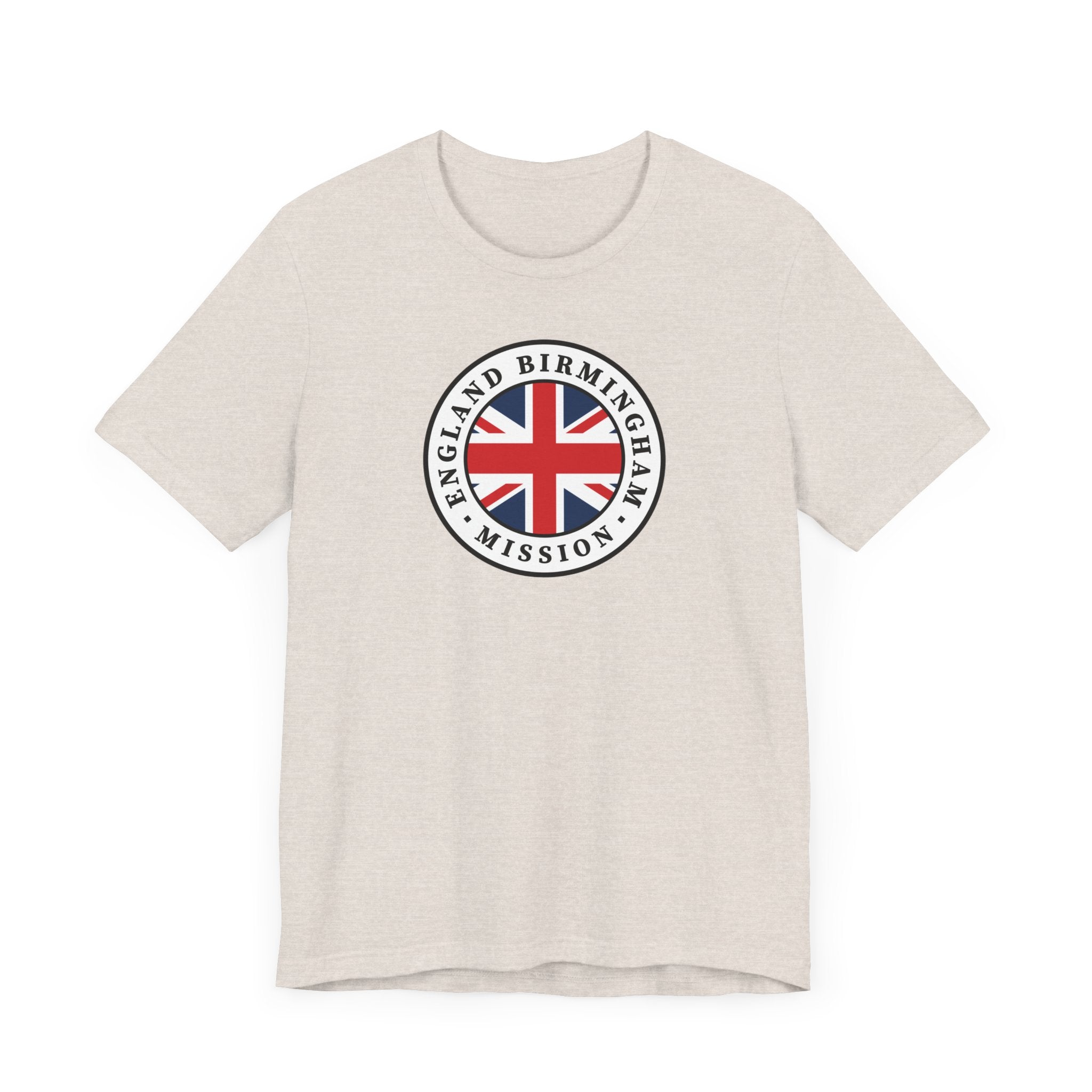 England Birmingham Mission Flag Logo (White Border) T-shirt - Mission Wishlist - LDS Missionary Gift Store