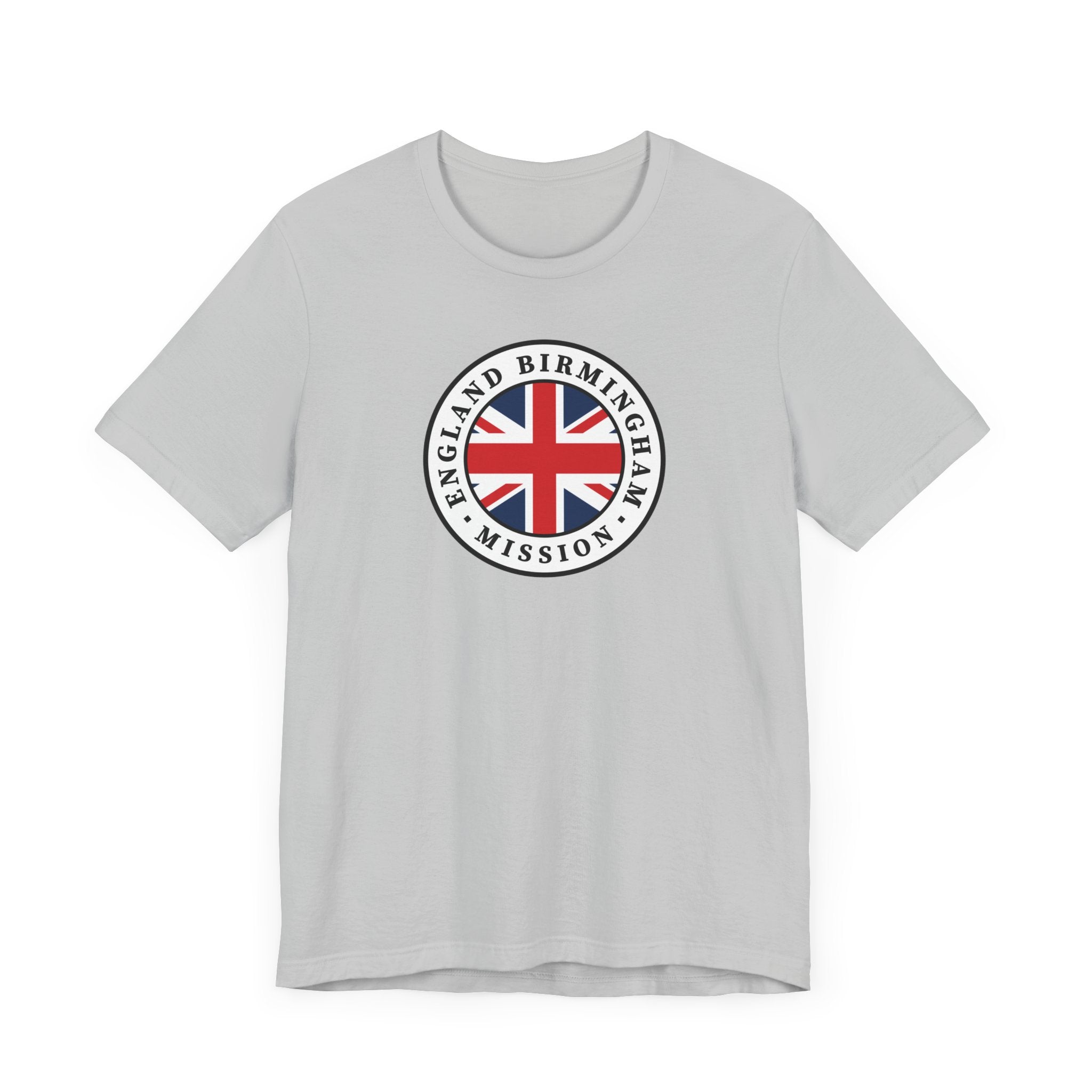 England Birmingham Mission Flag Logo (White Border) T-shirt - Mission Wishlist - LDS Missionary Gift Store