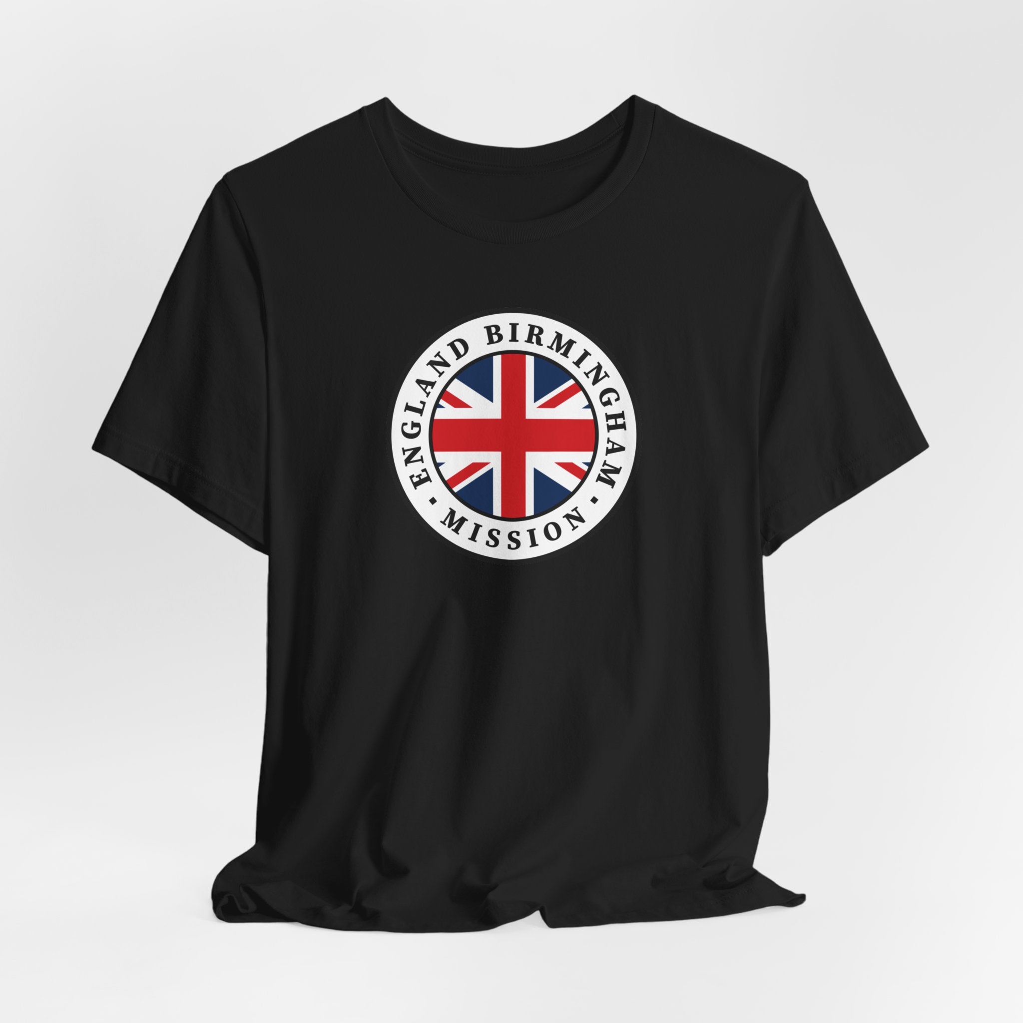 England Birmingham Mission Flag Logo (White Border) T-shirt - Mission Wishlist - LDS Missionary Gift Store