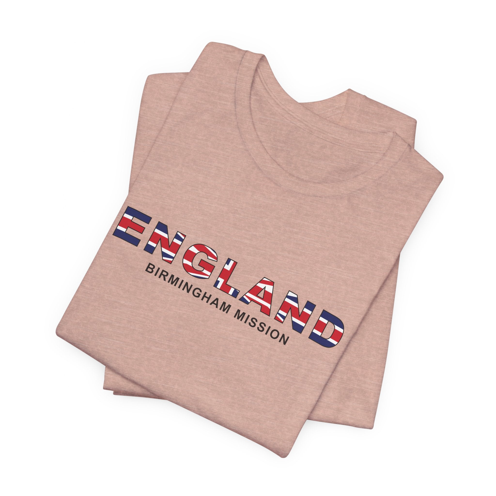 England Birmingham Mission Flag Title T-shirt - Mission Wishlist - LDS Missionary Gift Store