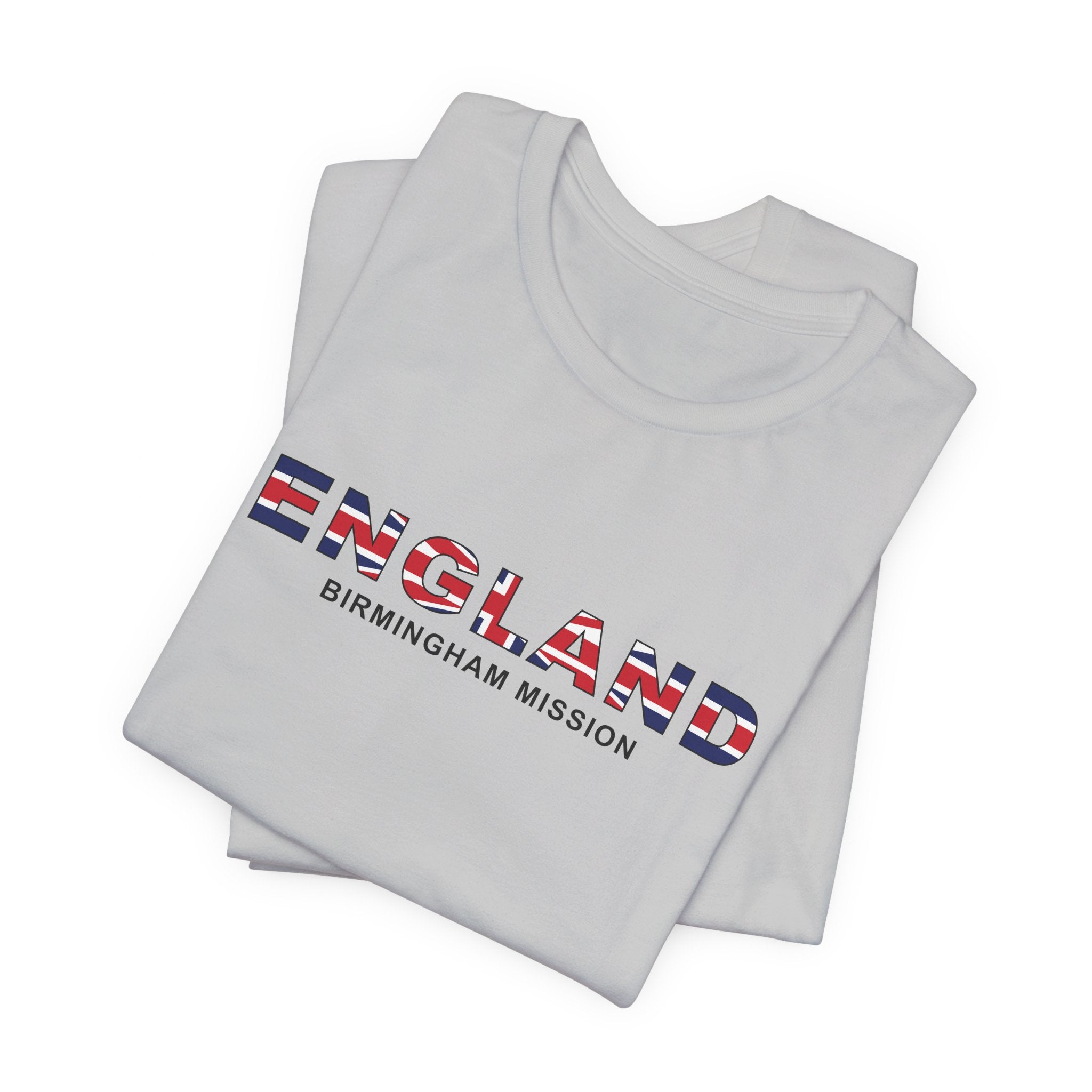 England Birmingham Mission Flag Title T-shirt - Mission Wishlist - LDS Missionary Gift Store