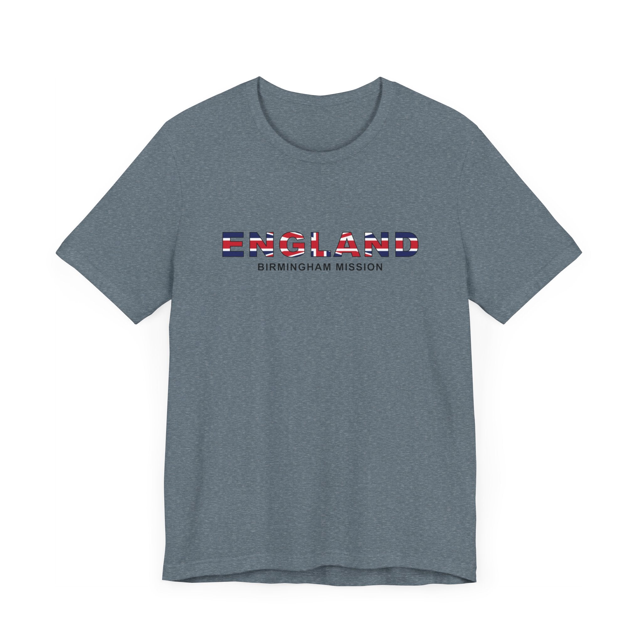 England Birmingham Mission Flag Title T-shirt - Mission Wishlist - LDS Missionary Gift Store