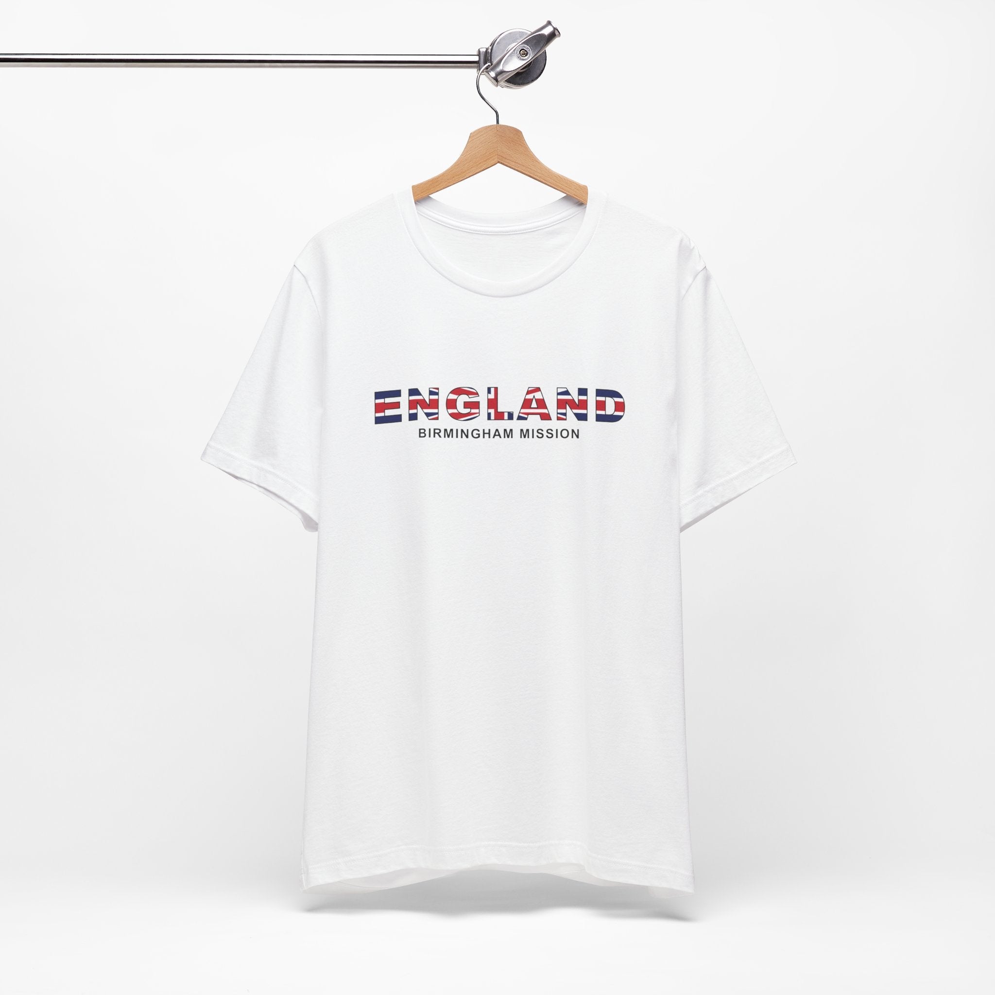 England Birmingham Mission Flag Title T-shirt - Mission Wishlist - LDS Missionary Gift Store