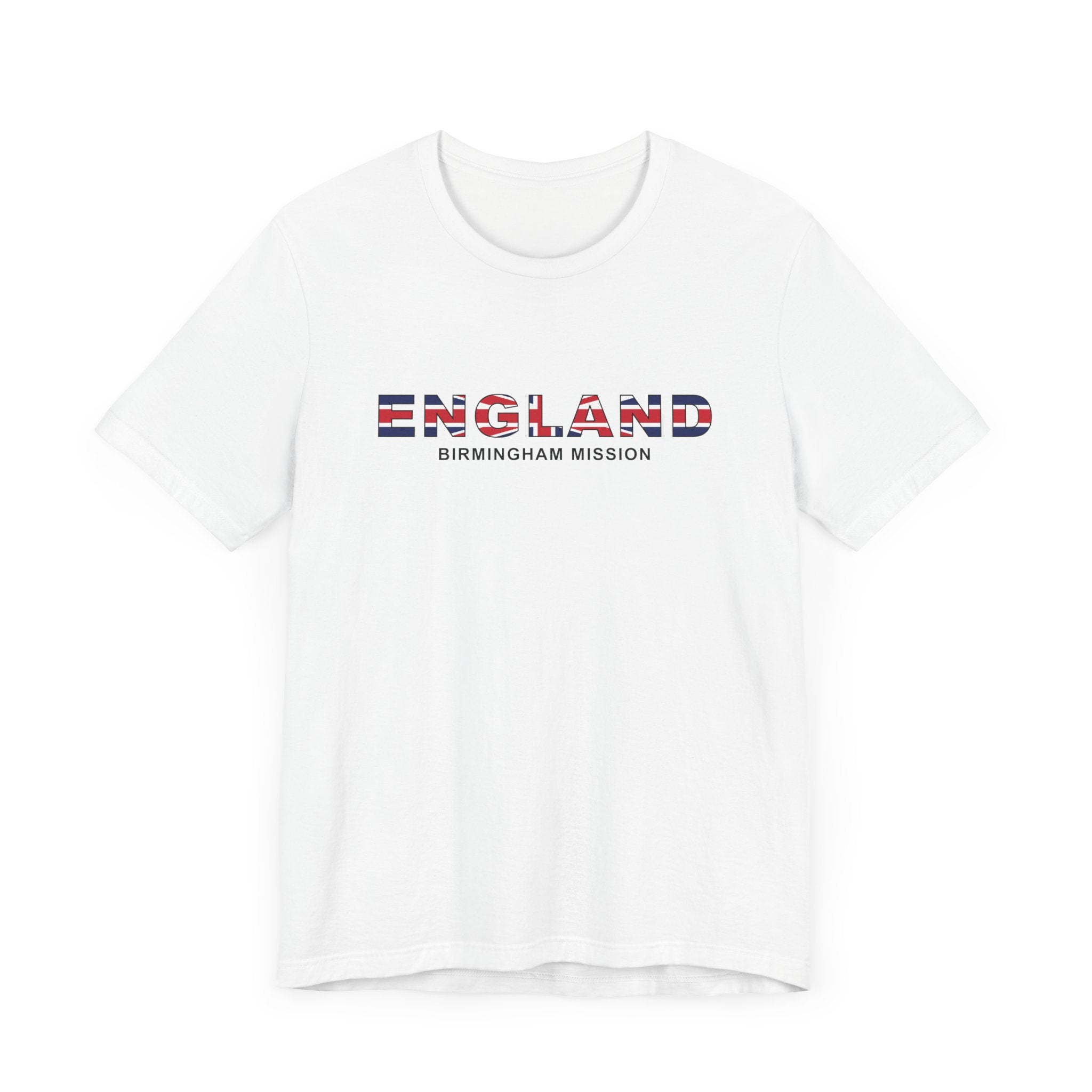 England Birmingham Mission Flag Title T-shirt - Mission Wishlist - LDS Missionary Gift Store