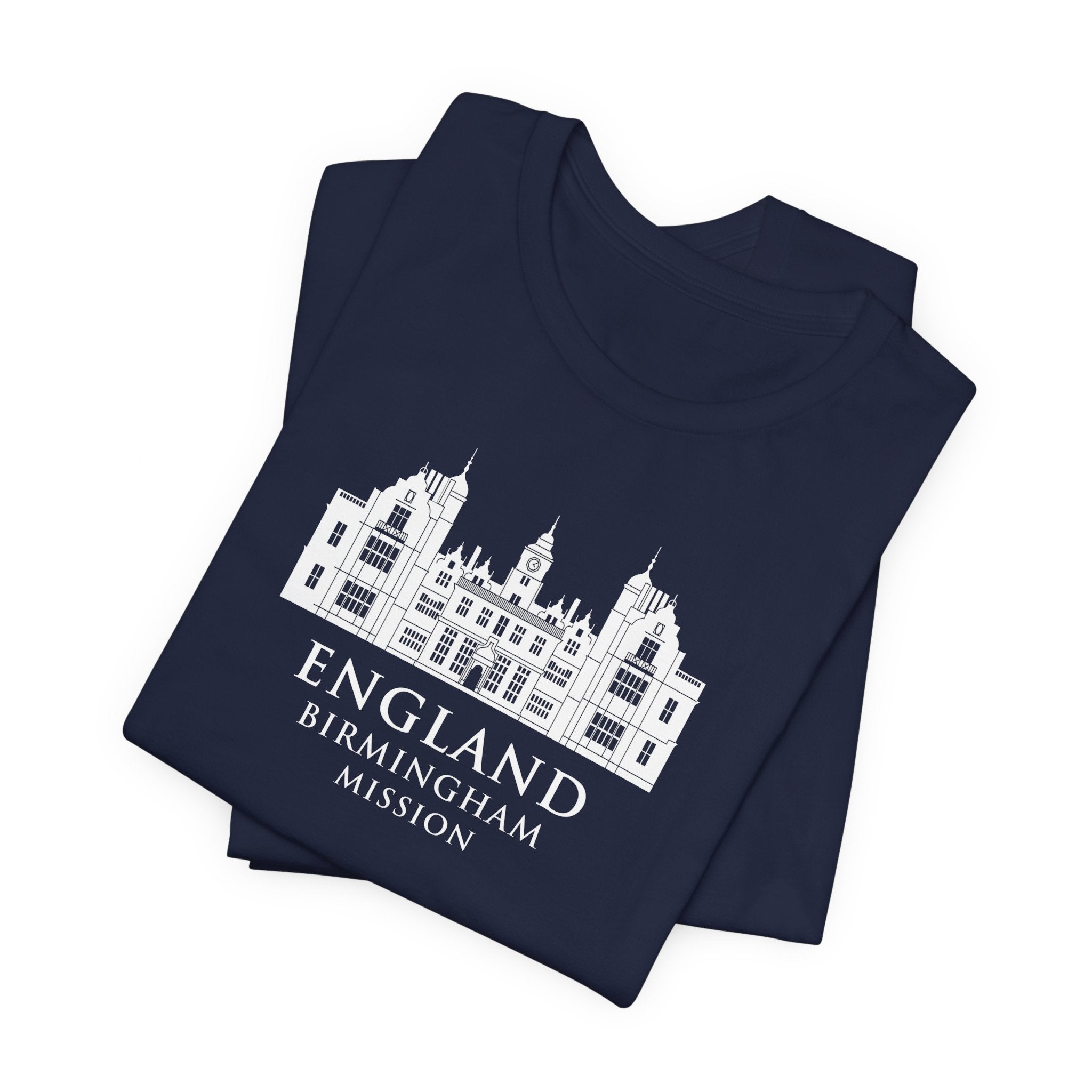 England Birmingham Mission Monochrome Logo T-Shirt - Mission Wishlist - LDS Missionary Gift Store