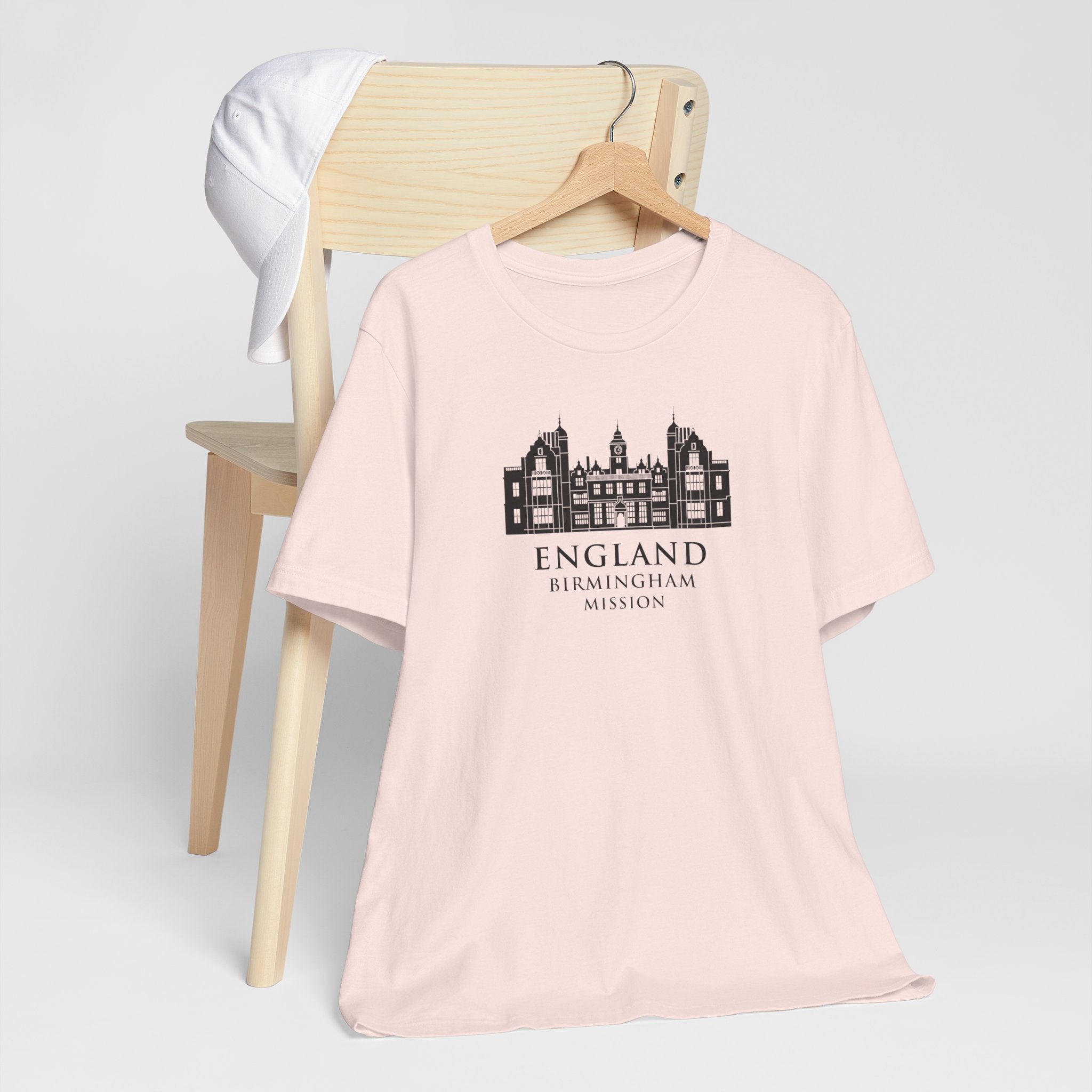 England Birmingham Mission Monochrome Logo T-Shirt - Mission Wishlist - LDS Missionary Gift Store