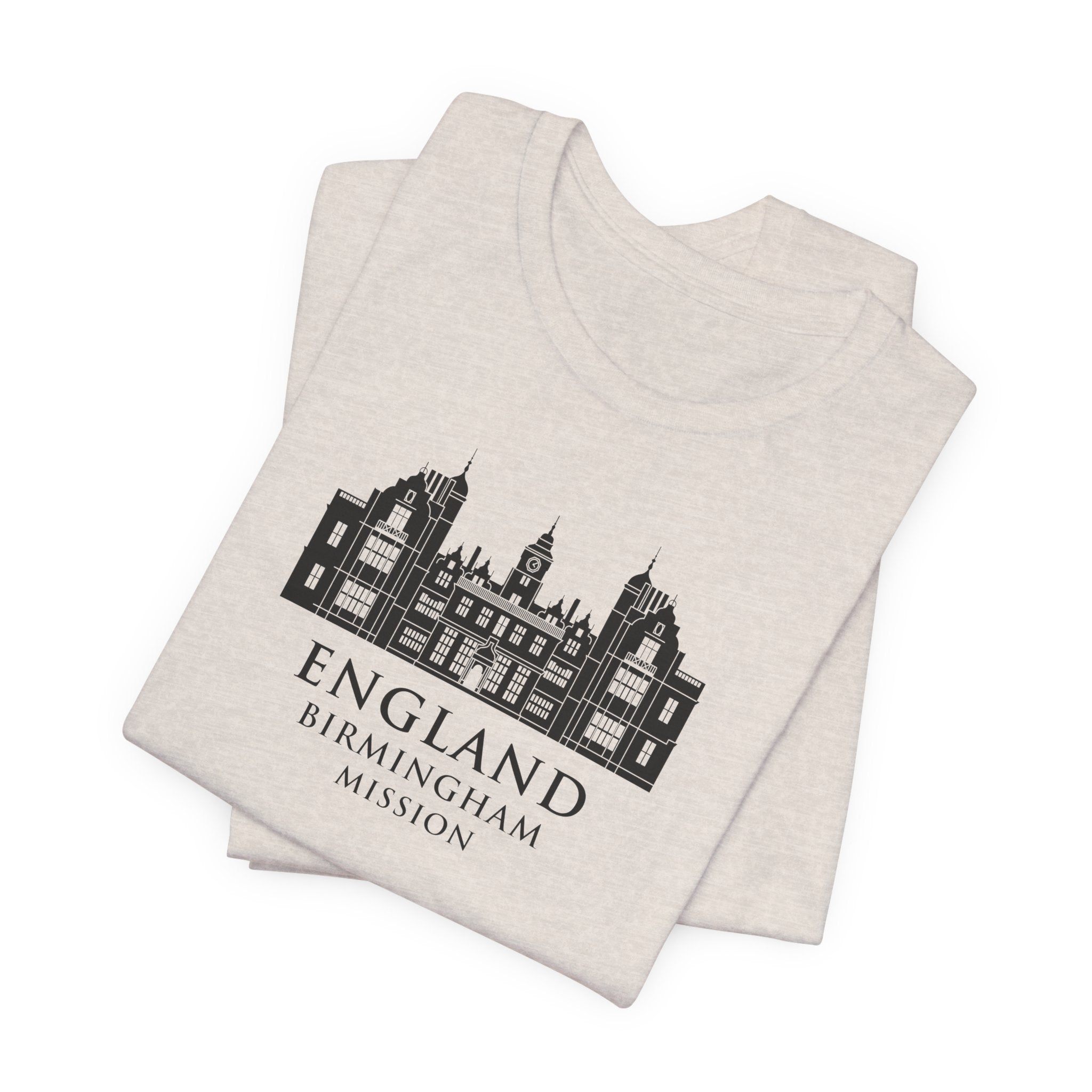 England Birmingham Mission Monochrome Logo T-Shirt - Mission Wishlist - LDS Missionary Gift Store