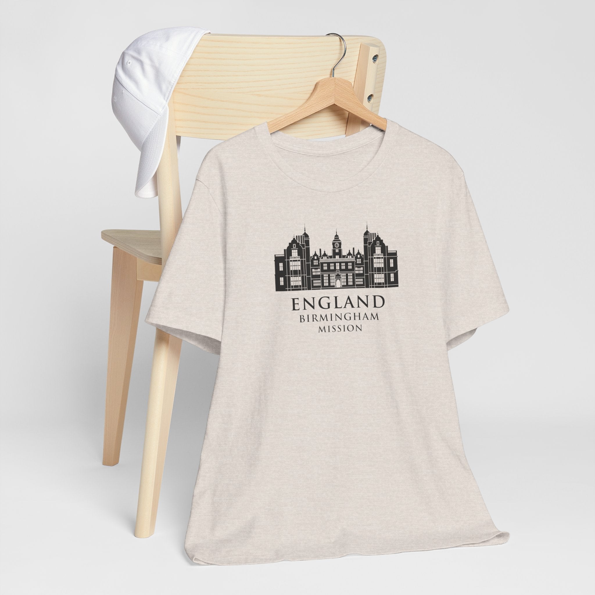 England Birmingham Mission Monochrome Logo T-Shirt - Mission Wishlist - LDS Missionary Gift Store