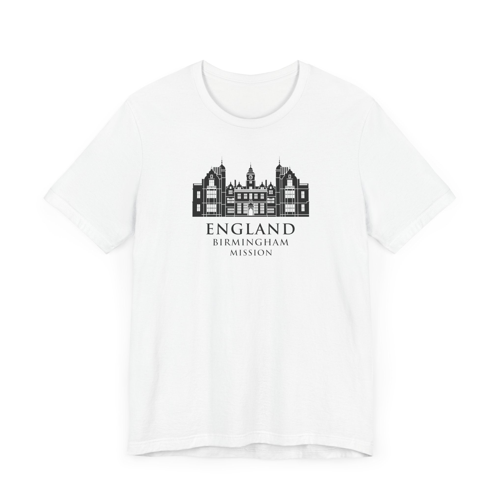 England Birmingham Mission Monochrome Logo T-Shirt - Mission Wishlist - LDS Missionary Gift Store