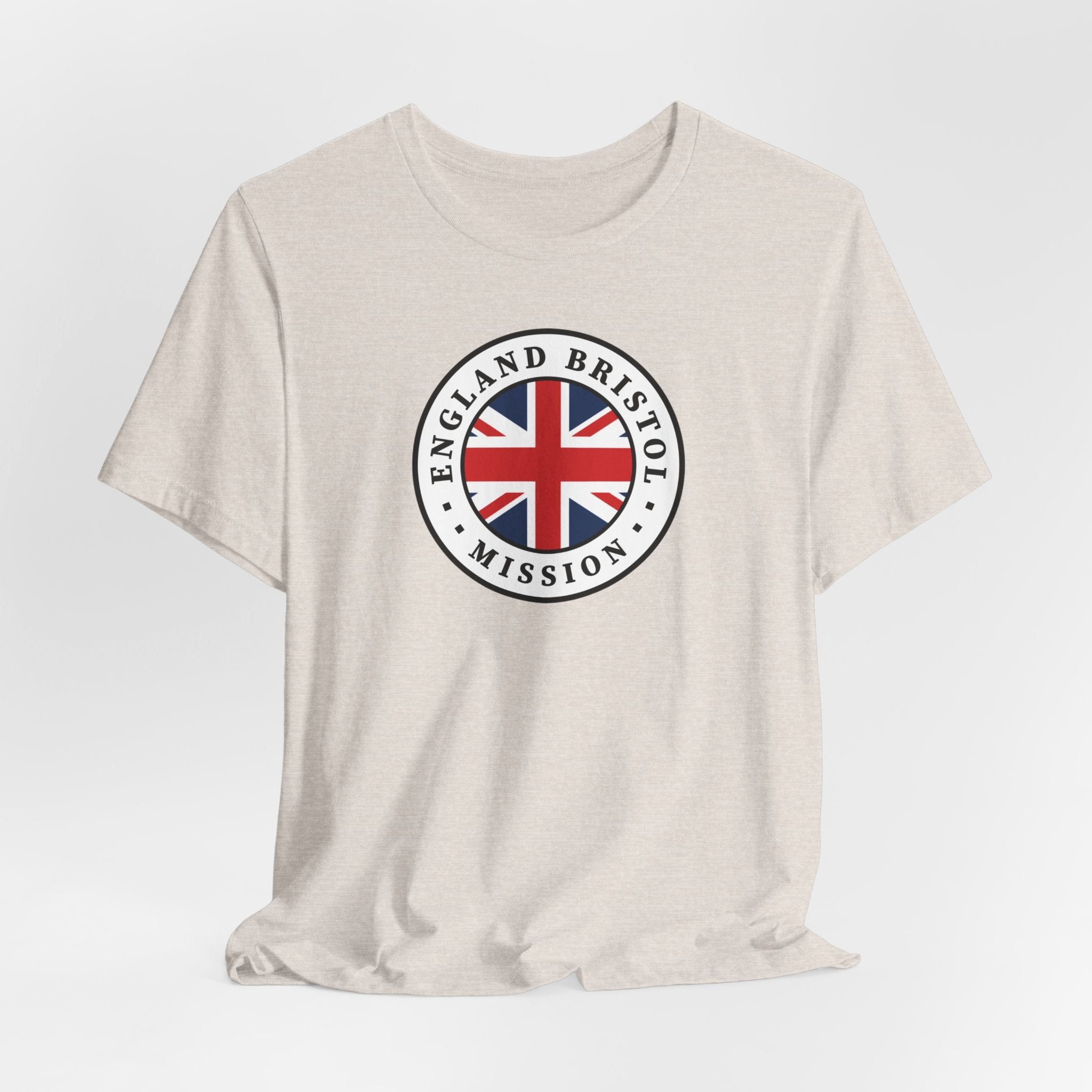 England Bristol Mission Flag Logo (White Border) T-shirt - Mission Wishlist - LDS Missionary Gift Store