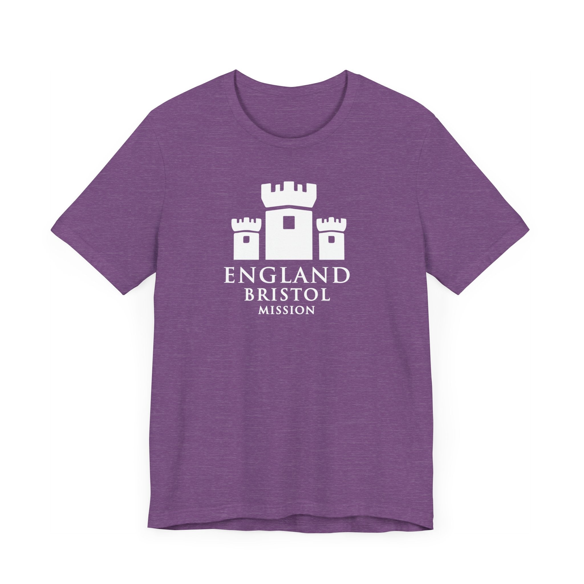 England Bristol Mission Monochrome Logo T-Shirt - Latter-Day Saint LDS Missionary Gift - Book of Mormon