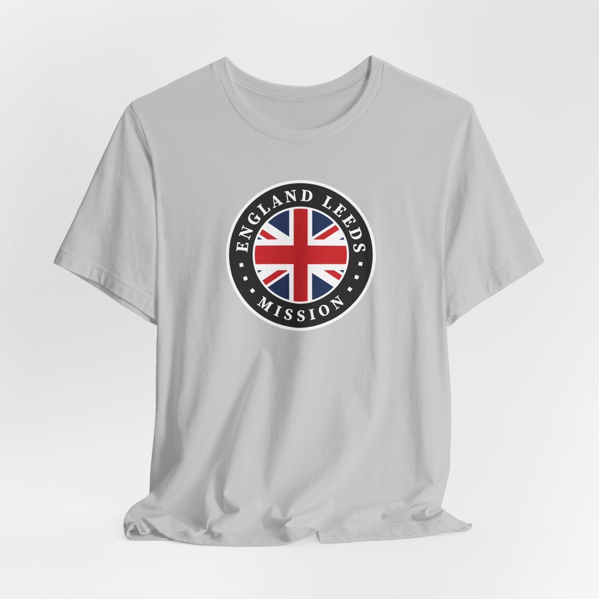 England Leeds Mission Flag Logo (Black Border) T-shirt - Mission Wishlist - LDS Missionary Gift Store