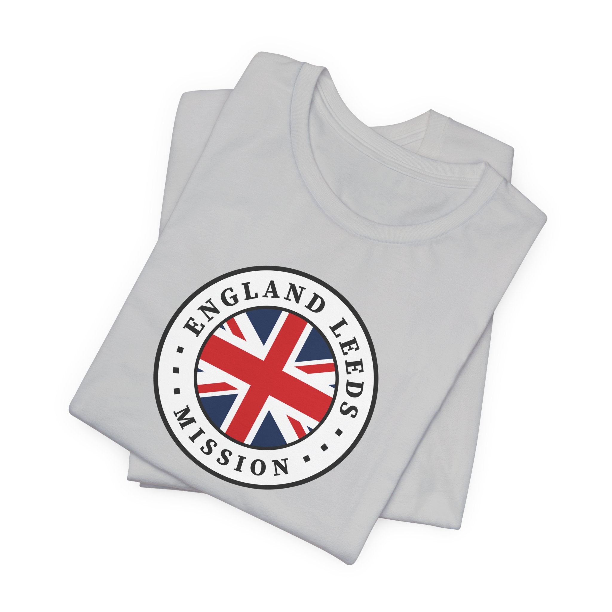 England Leeds Mission Flag Logo (White Border) T-shirt - Latter-Day Saint LDS Missionary Gift - Book of Mormon