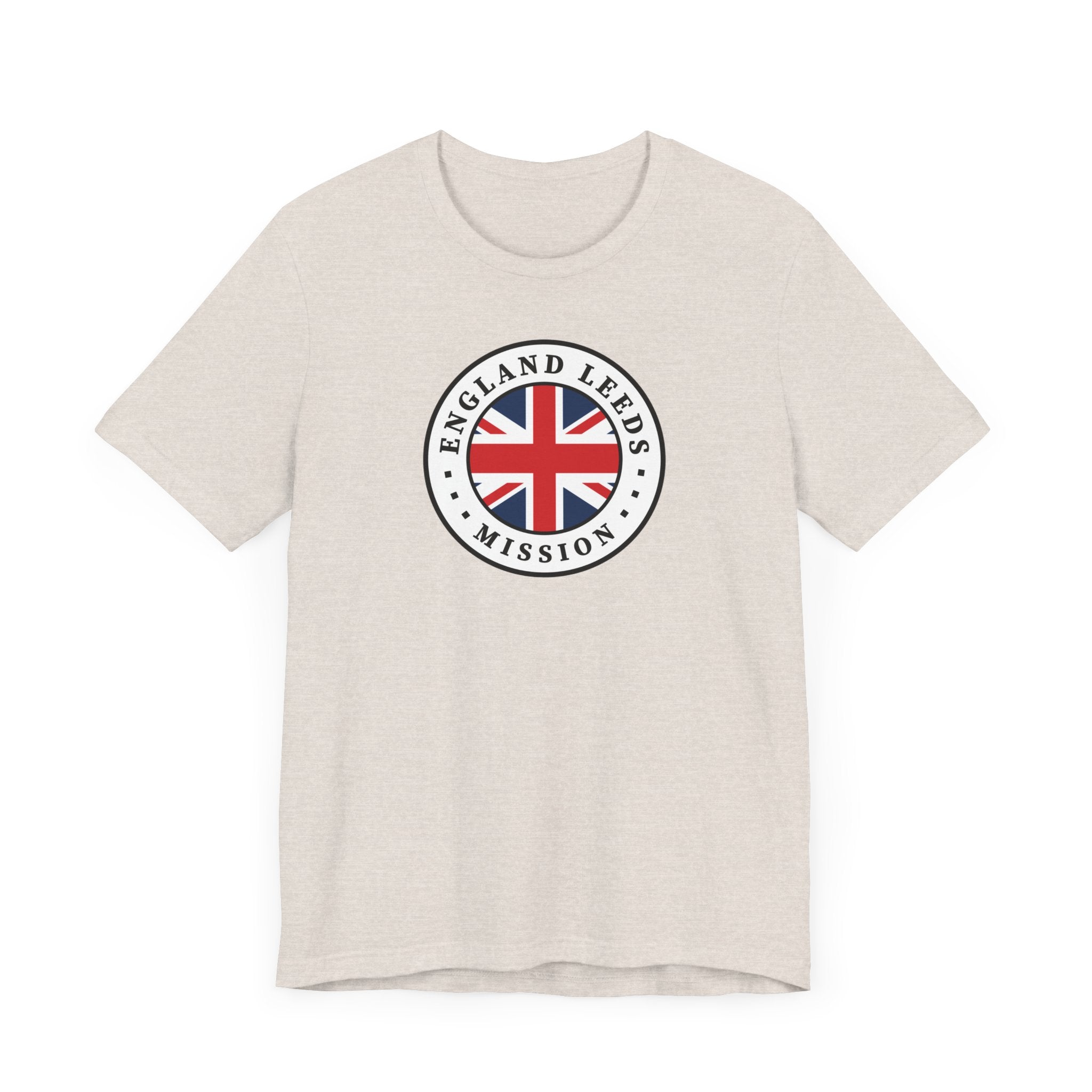 England Leeds Mission Flag Logo (White Border) T-shirt - Mission Wishlist - LDS Missionary Gift Store