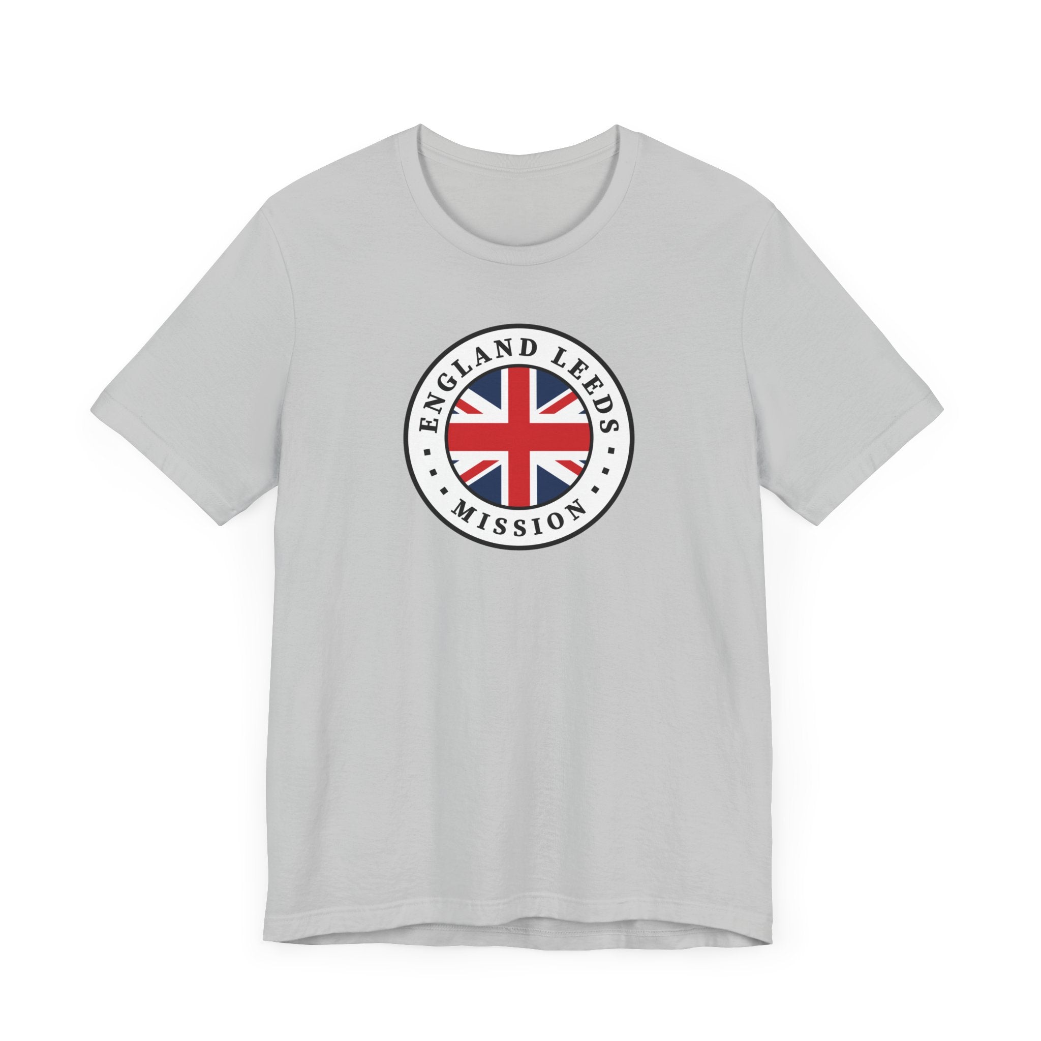 England Leeds Mission Flag Logo (White Border) T-shirt - Latter-Day Saint LDS Missionary Gift - Book of Mormon