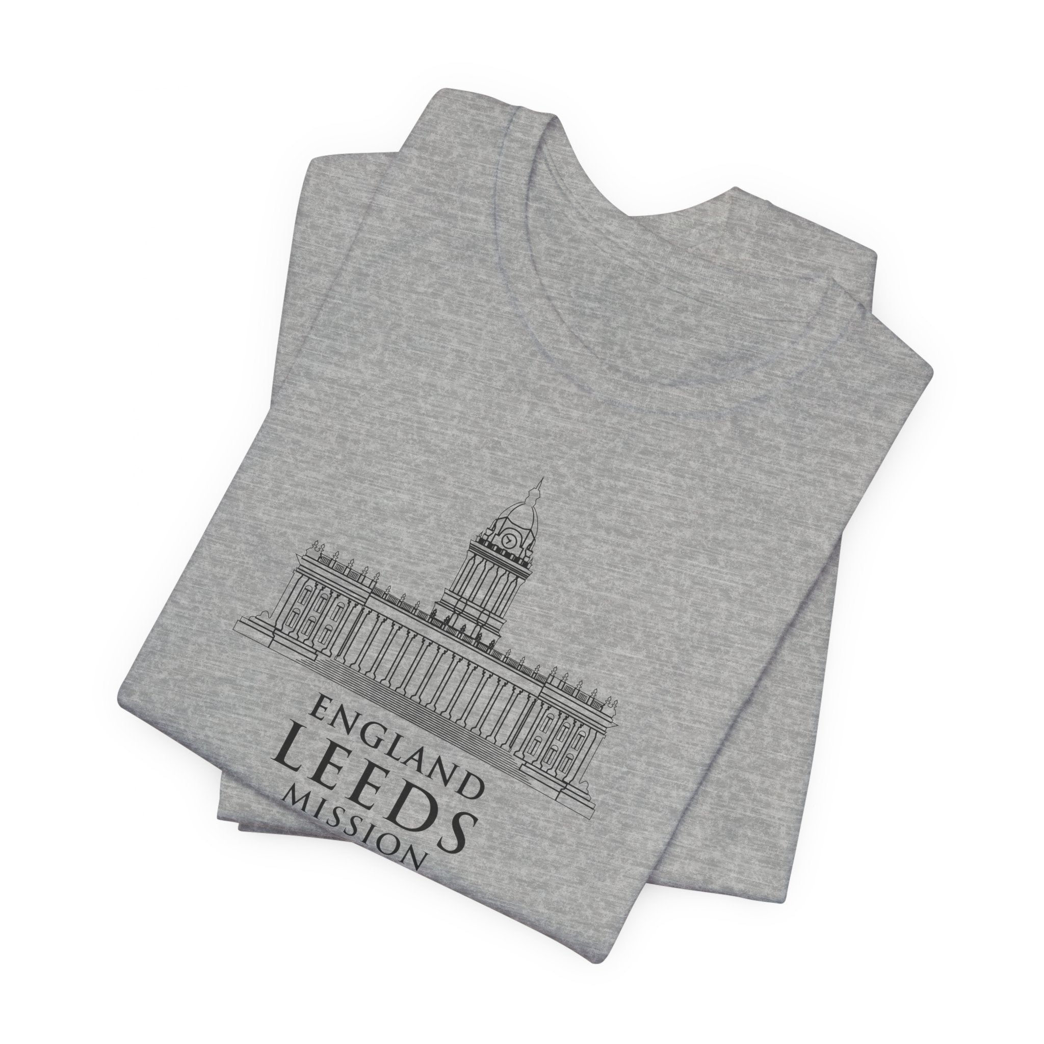England Leeds Mission Monochrome Logo T-Shirt - Mission Wishlist - LDS Missionary Gift Store