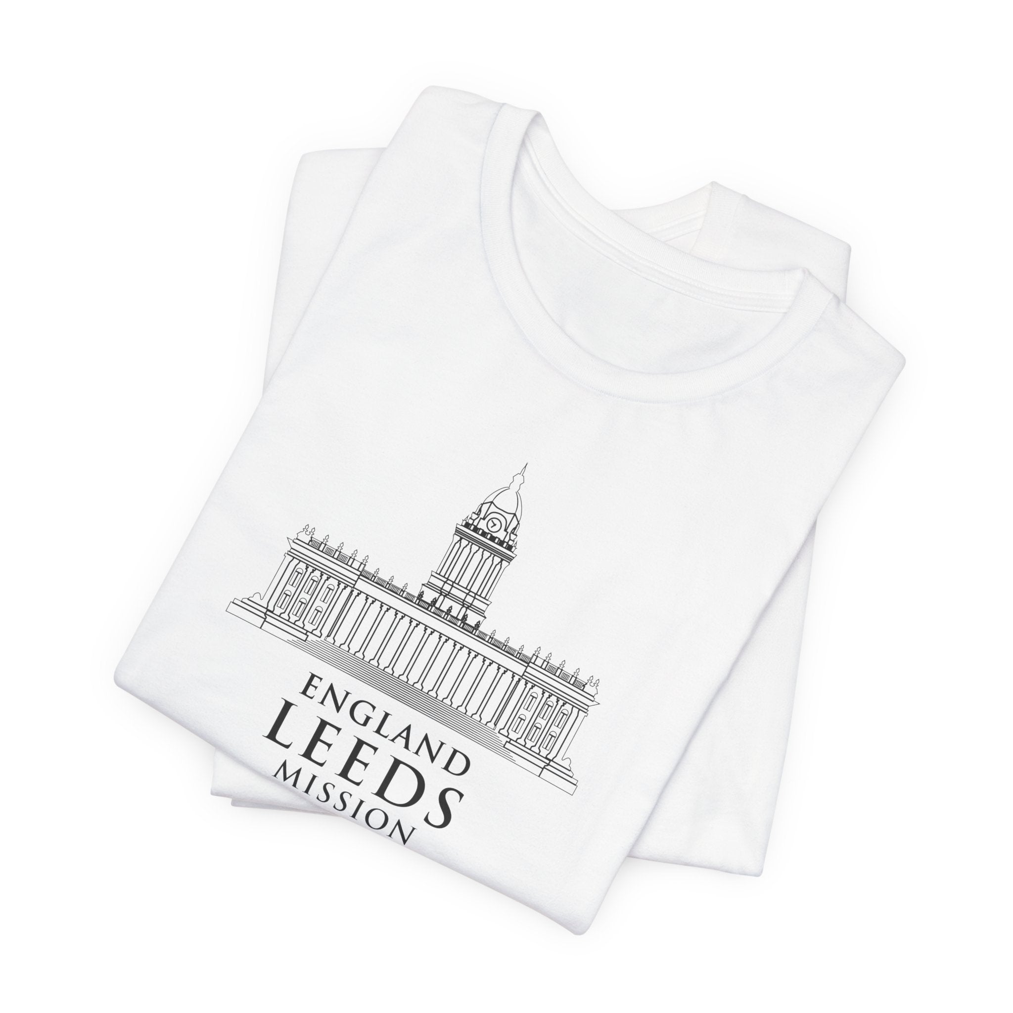 England Leeds Mission Monochrome Logo T-Shirt - Mission Wishlist - LDS Missionary Gift Store