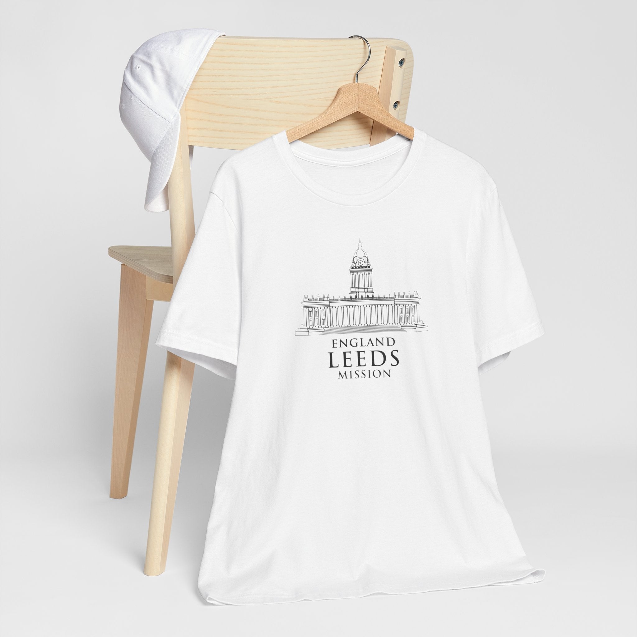 England Leeds Mission Monochrome Logo T-Shirt - Mission Wishlist - LDS Missionary Gift Store