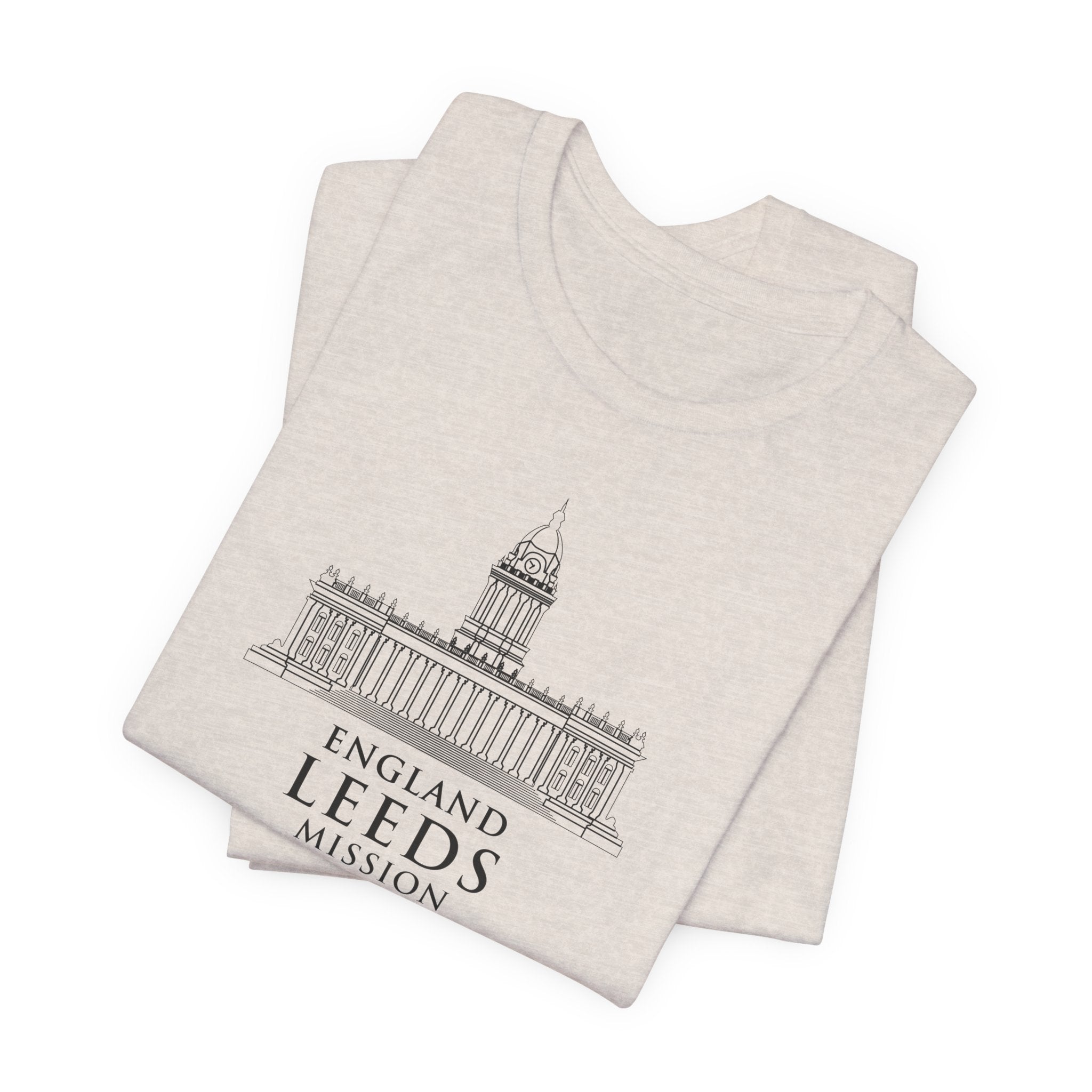 England Leeds Mission Monochrome Logo T-Shirt - Mission Wishlist - LDS Missionary Gift Store