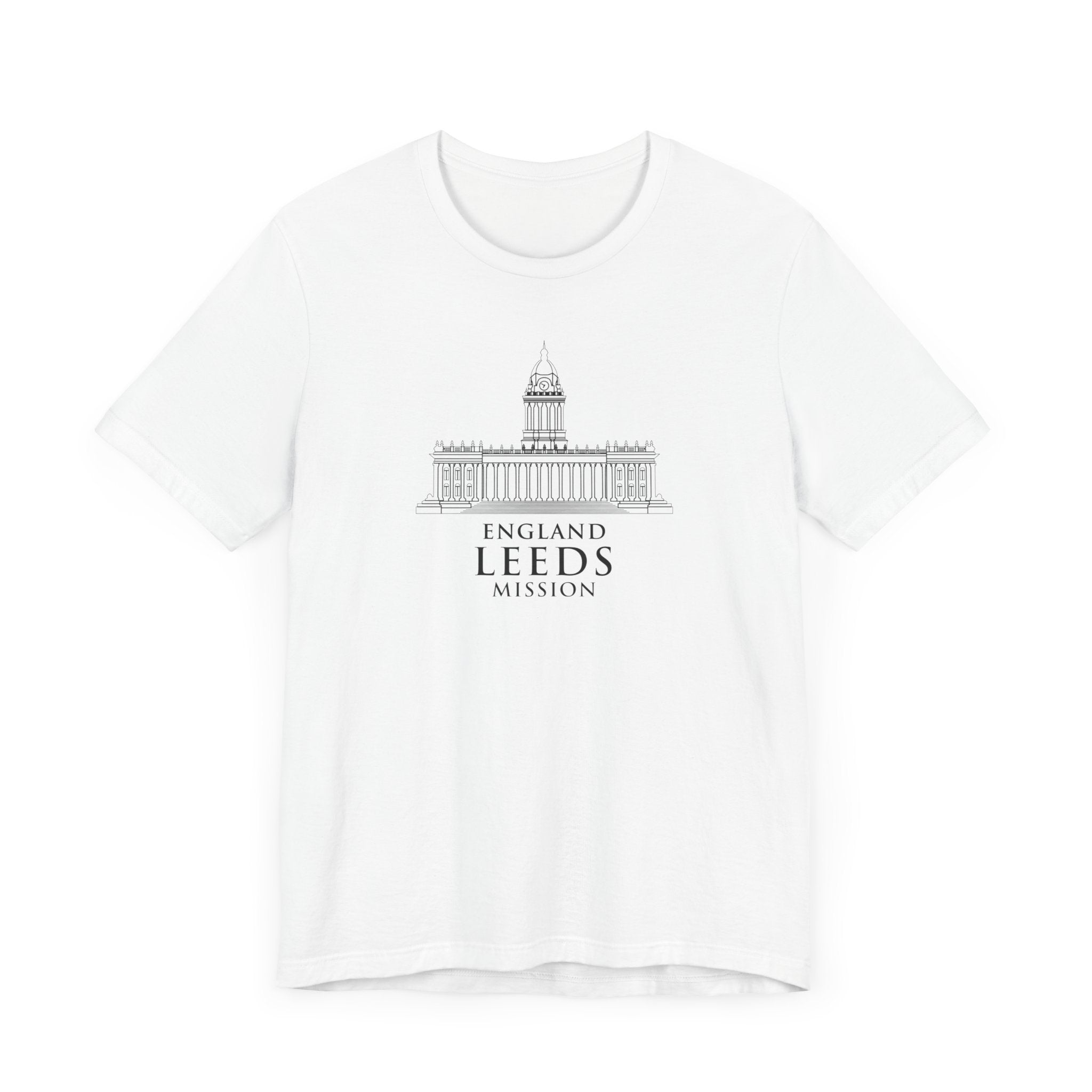 England Leeds Mission Monochrome Logo T-Shirt - Mission Wishlist - LDS Missionary Gift Store
