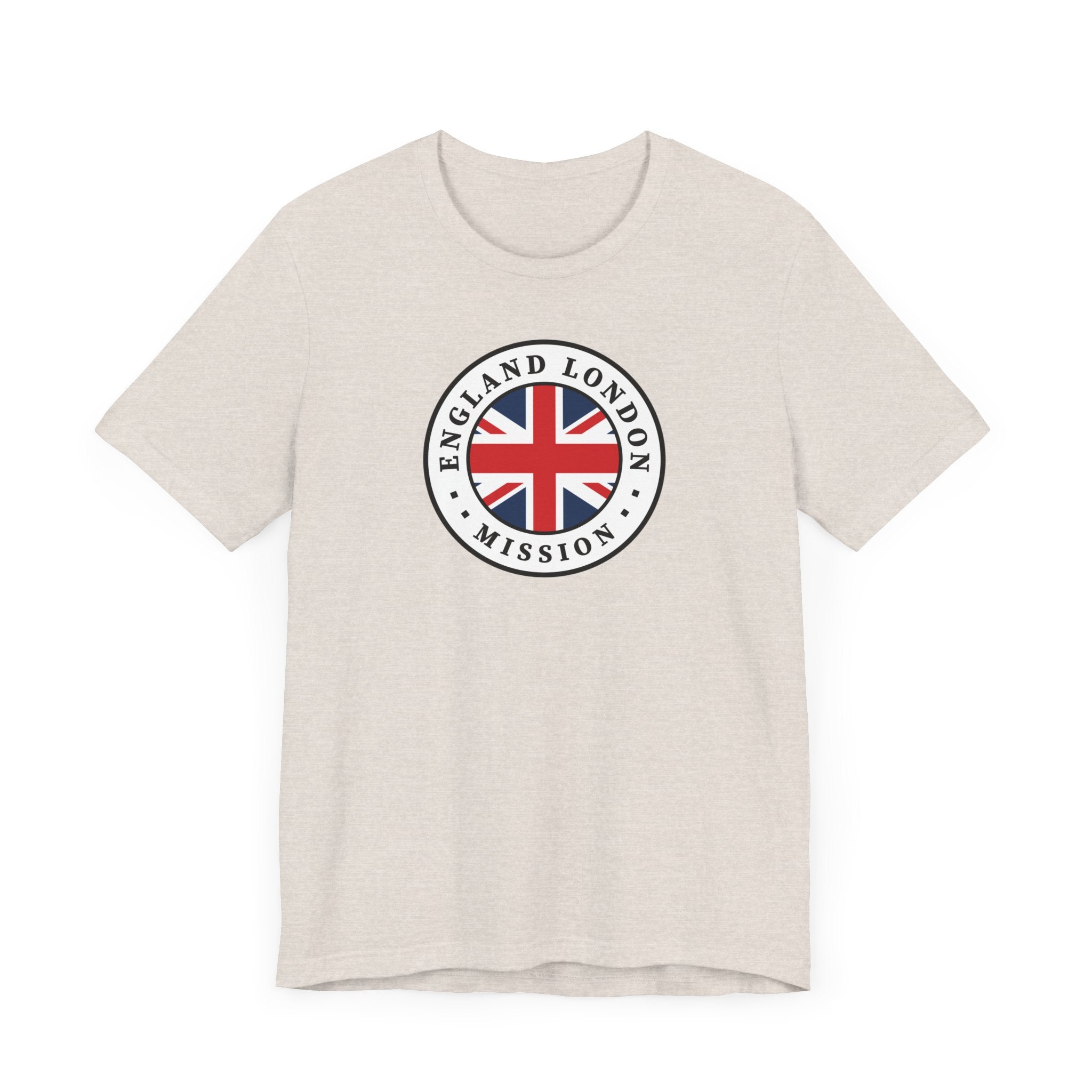 England London Mission Flag Logo (White Border) T-shirt - Mission Wishlist - LDS Missionary Gift Store