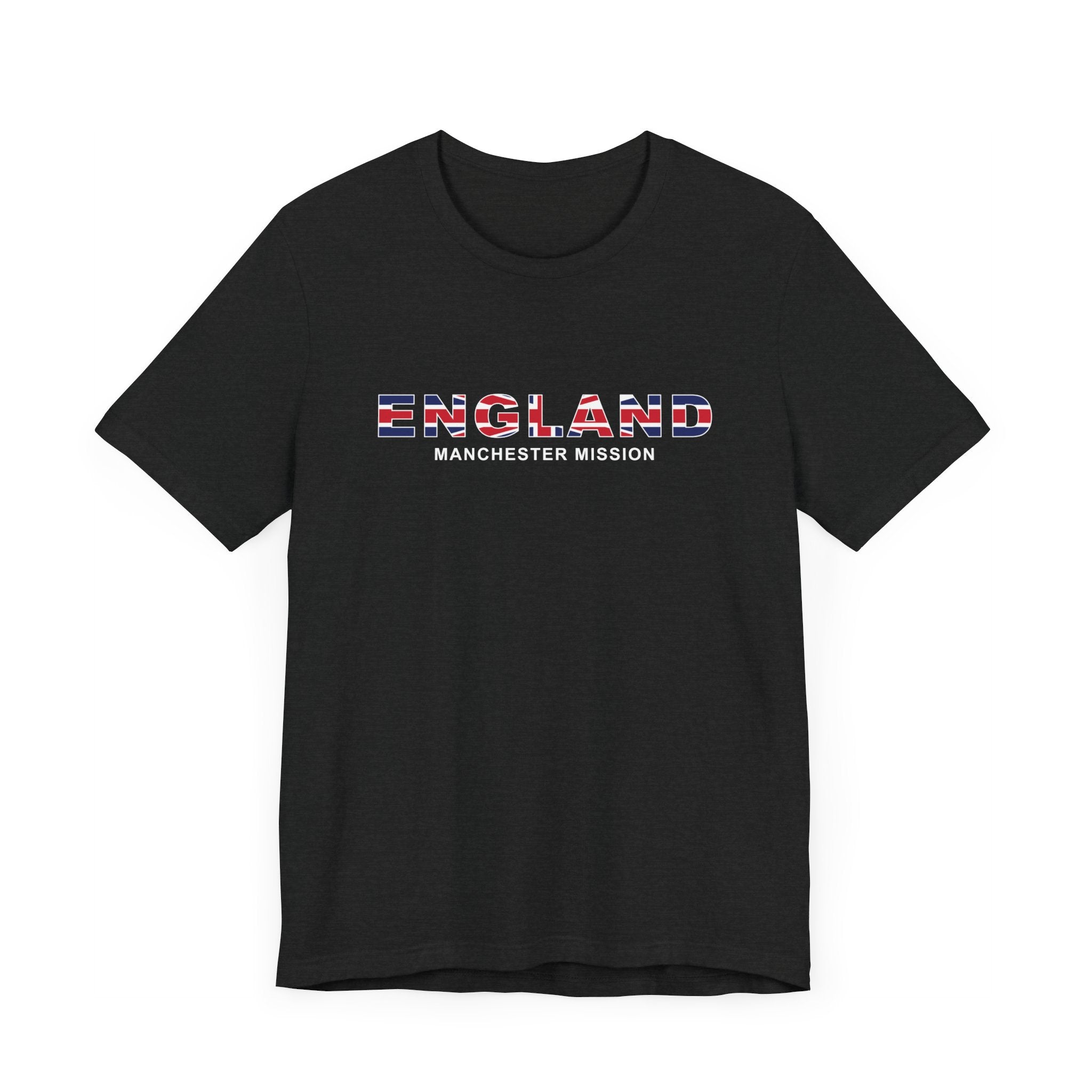 England Manchester Mission Flag Title T-shirt - Mission Wishlist - LDS Missionary Gift Store