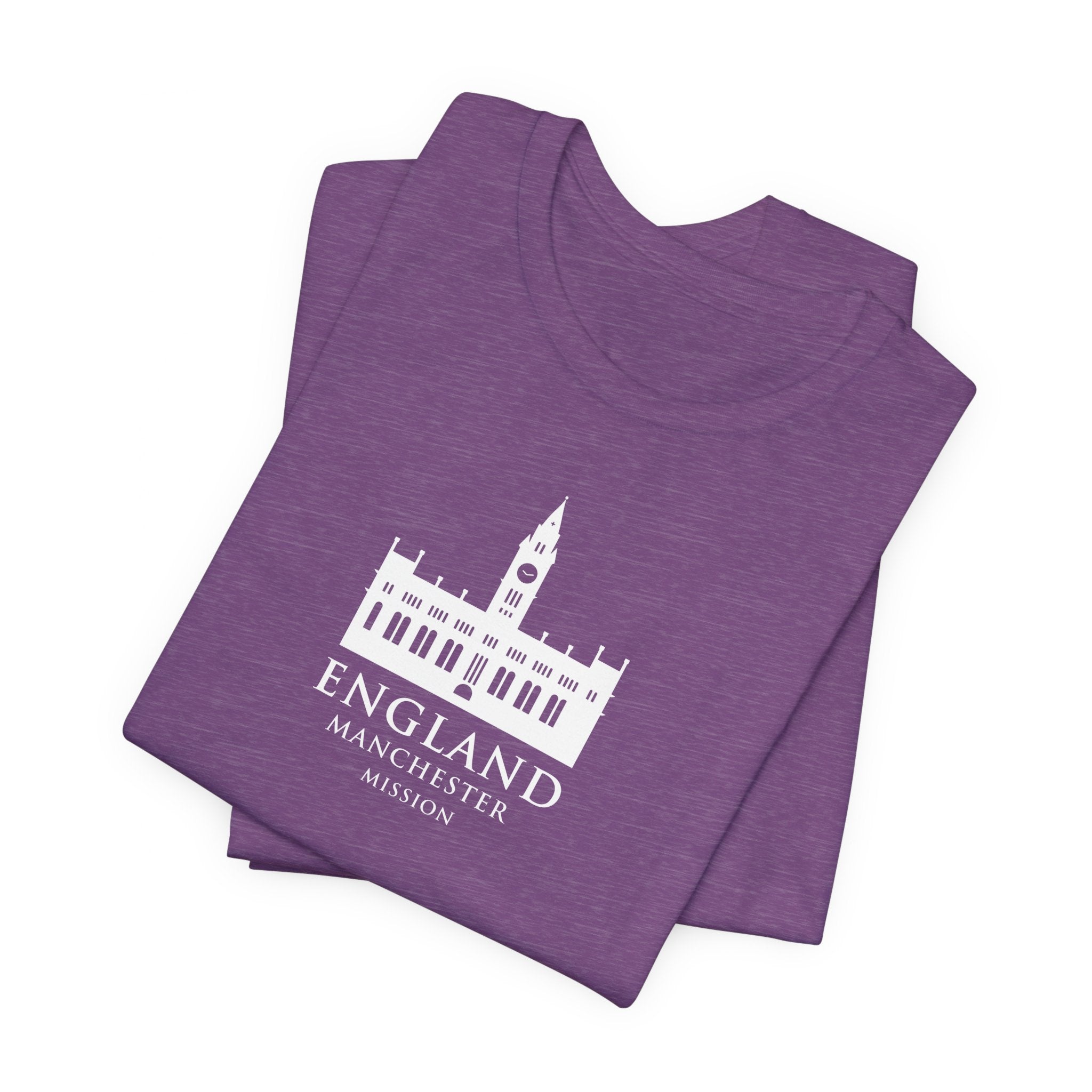 England Manchester Mission Monochrome Logo T-Shirt - Mission Wishlist - LDS Missionary Gift Store