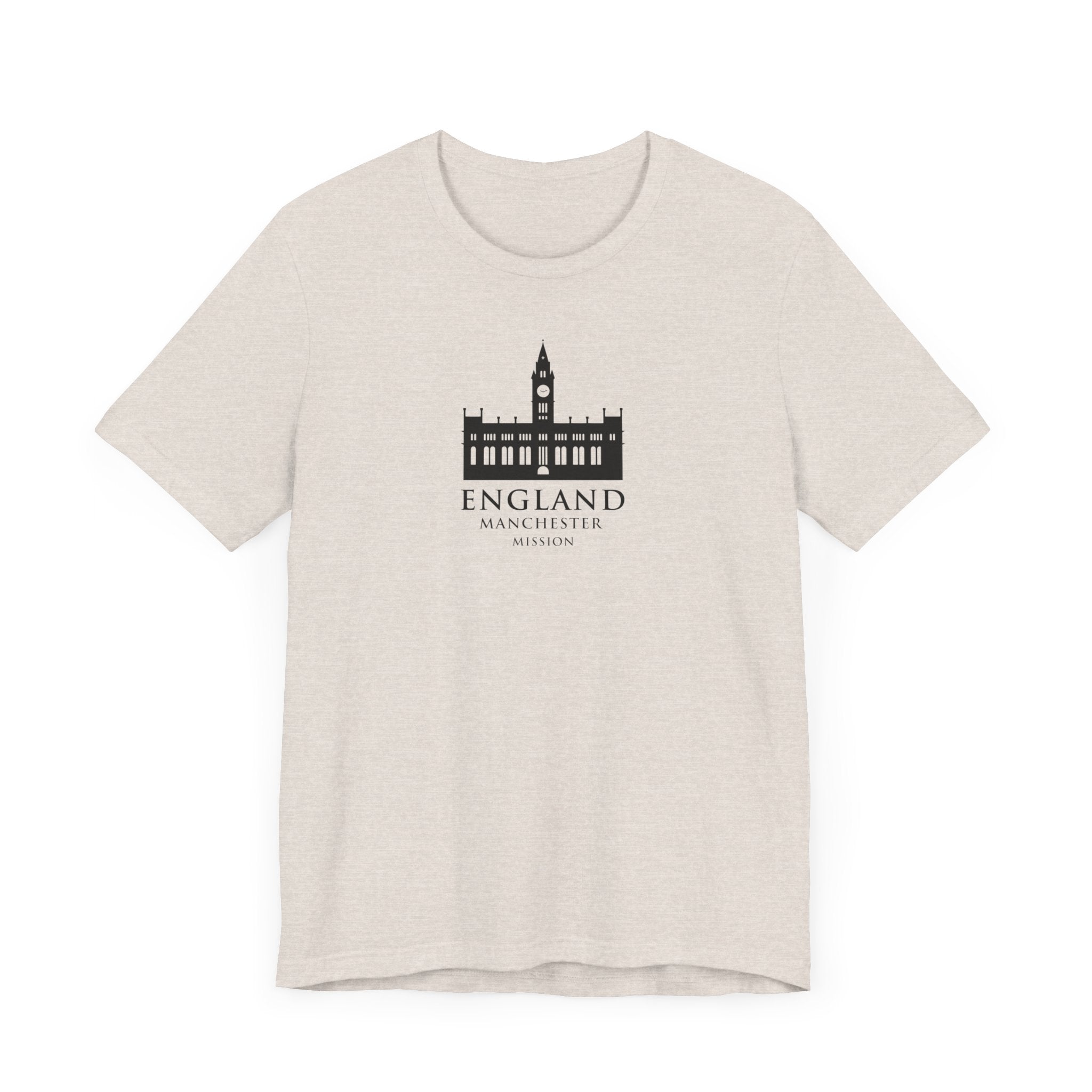England Manchester Mission Monochrome Logo T-Shirt - Mission Wishlist - LDS Missionary Gift Store
