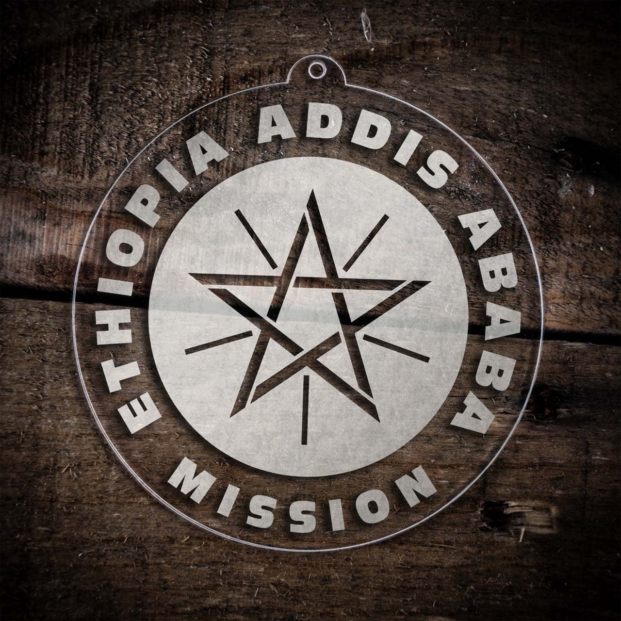 Ethiopia Addis Ababa Mission Christmas Ornament - Latter-Day Saint LDS Missionary Gift - Book of Mormon