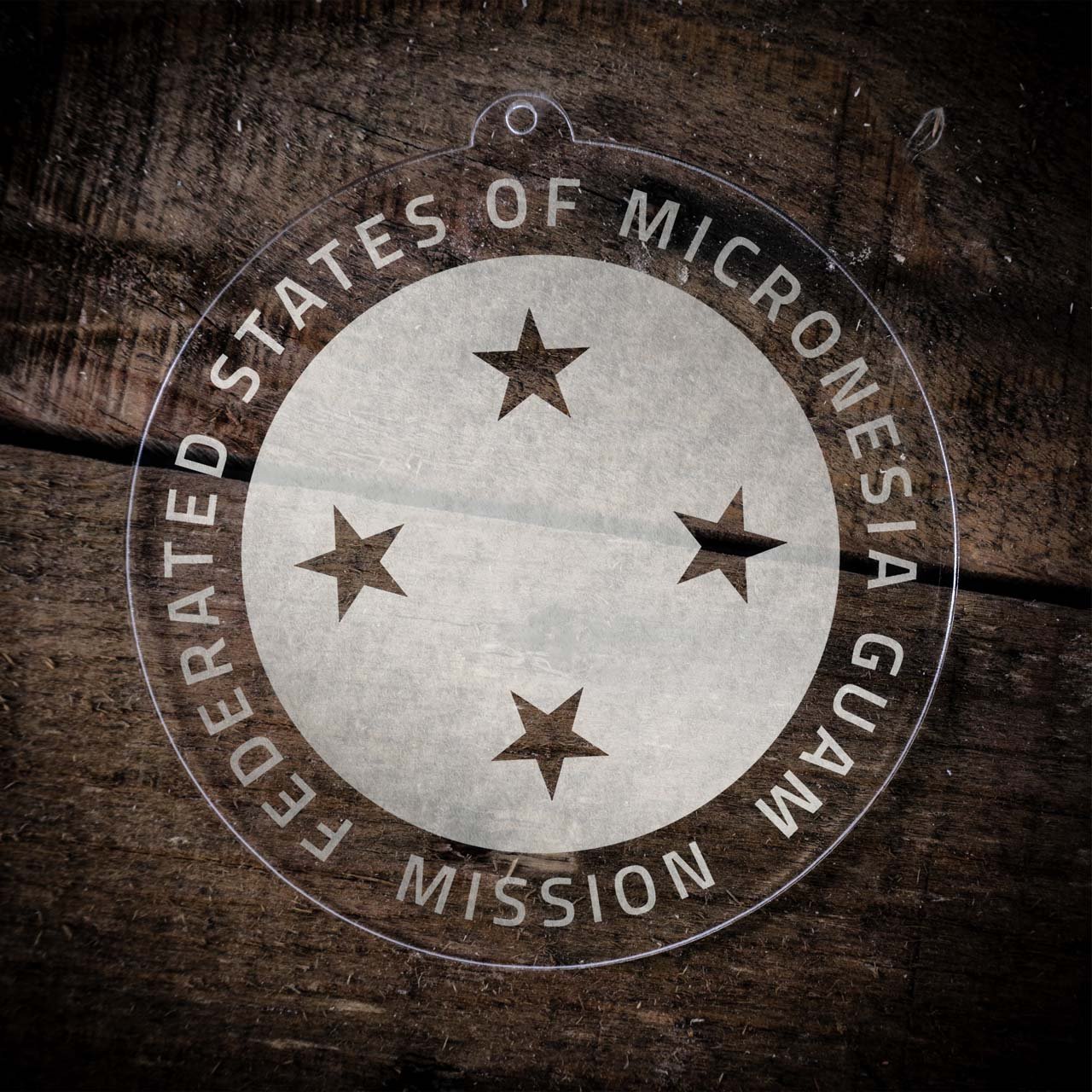 Federated States of Micronesia Guam Mission Christmas Ornament - Latter-Day Saint LDS Missionary Gift - Book of Mormon