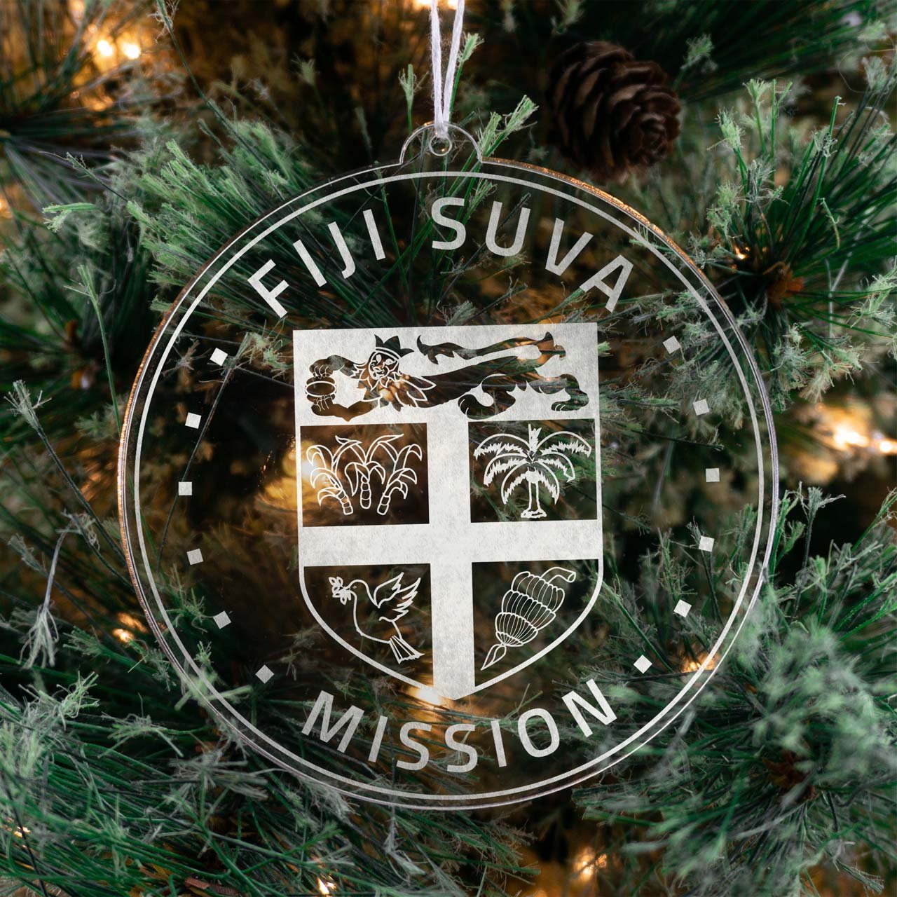 Fiji Suva Mission Christmas Ornament - Latter-Day Saint LDS Missionary Gift - Book of Mormon