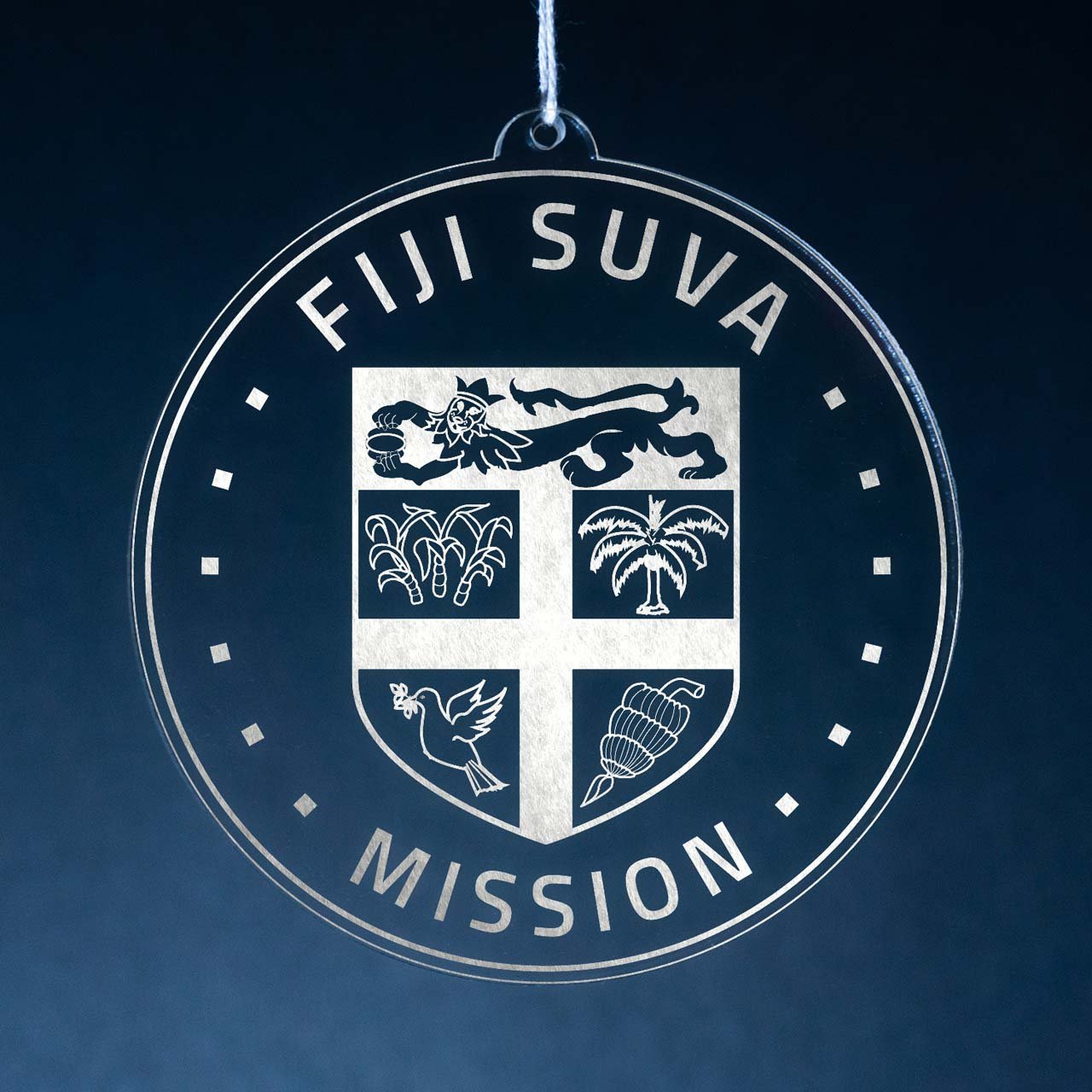 Fiji Suva Mission Christmas Ornament - Latter-Day Saint LDS Missionary Gift - Book of Mormon