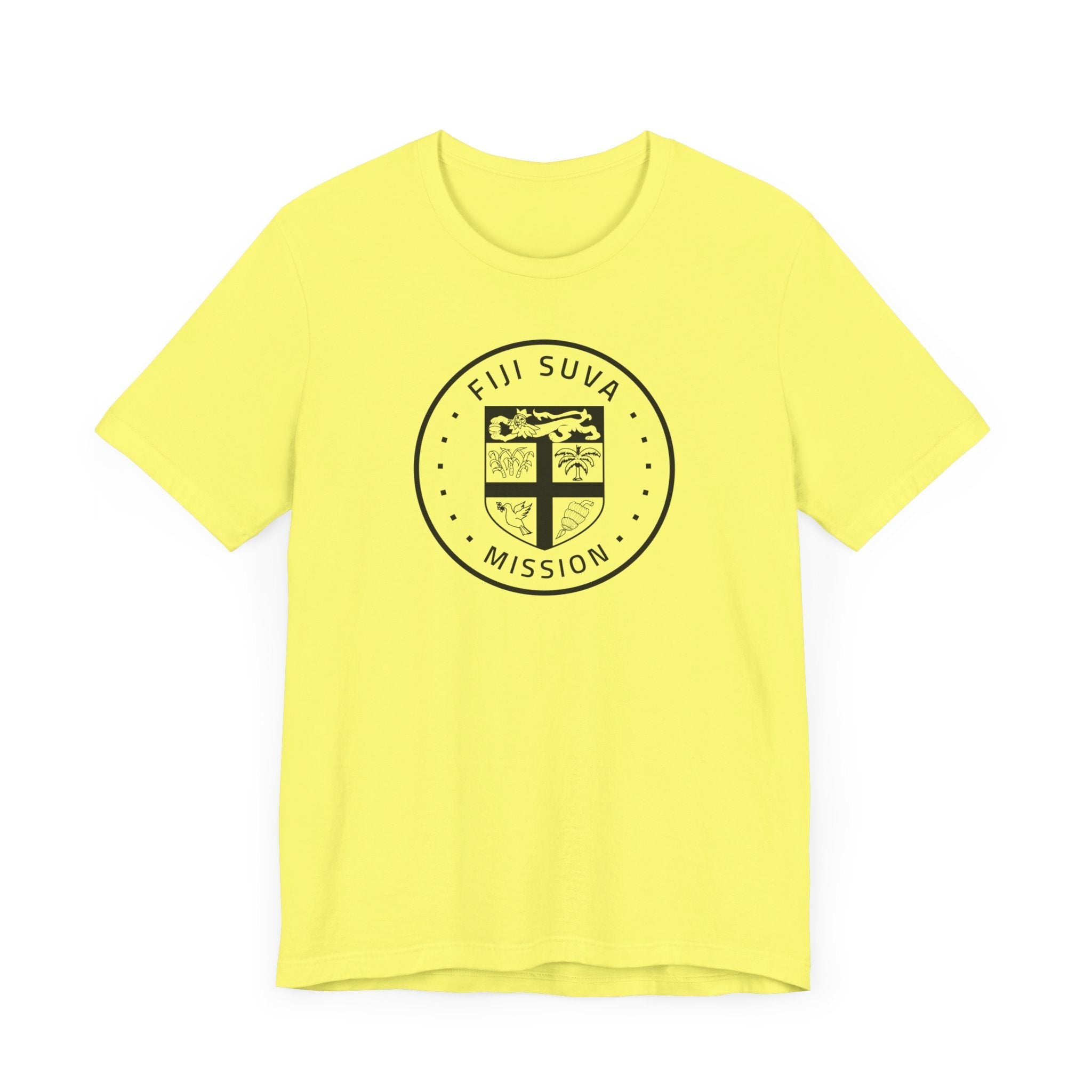 Fiji Suva Mission Circular Monochrome Logo T-Shirt - Mission Wishlist - LDS Missionary Gift Store