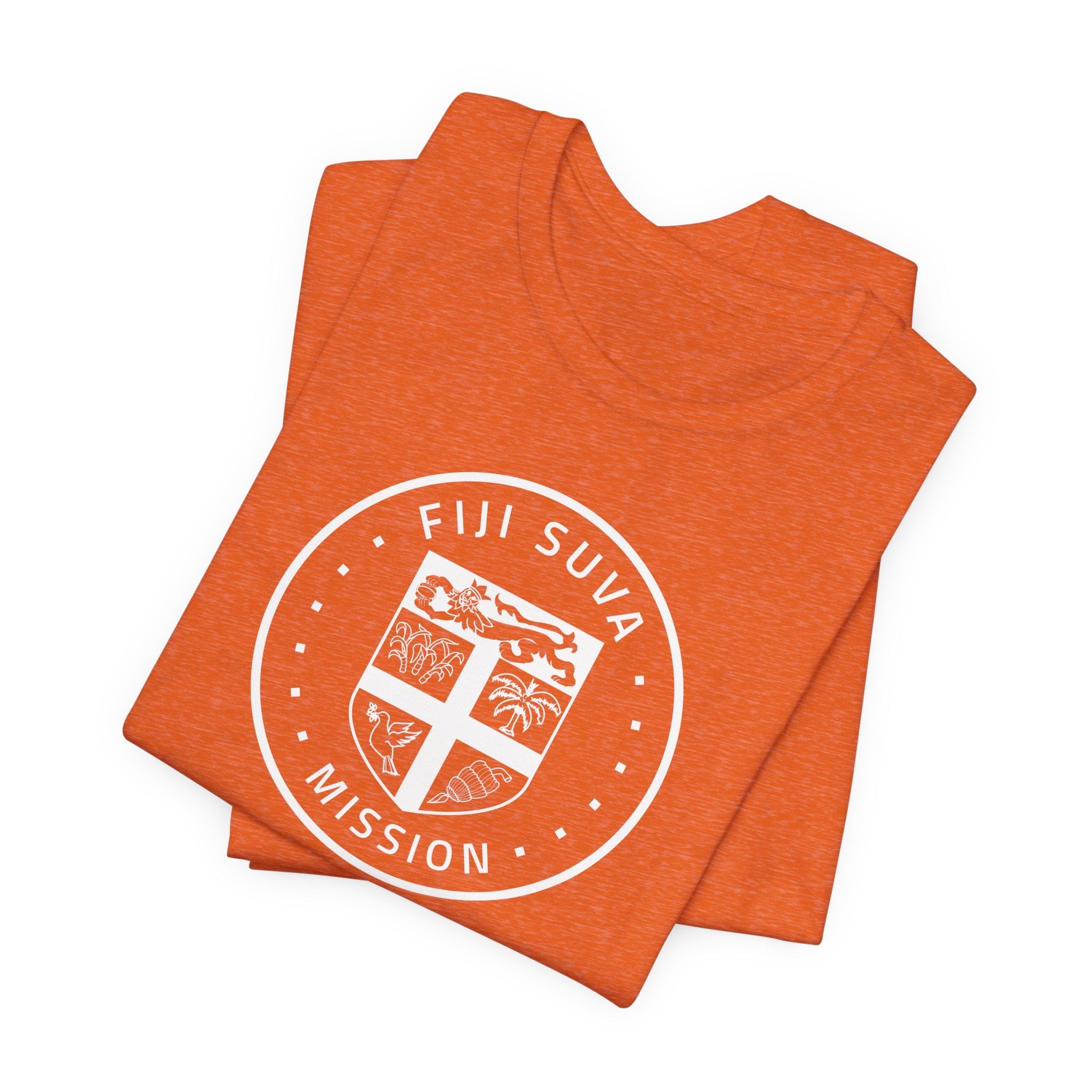 Fiji Suva Mission Circular Monochrome Logo T-Shirt - Mission Wishlist - LDS Missionary Gift Store