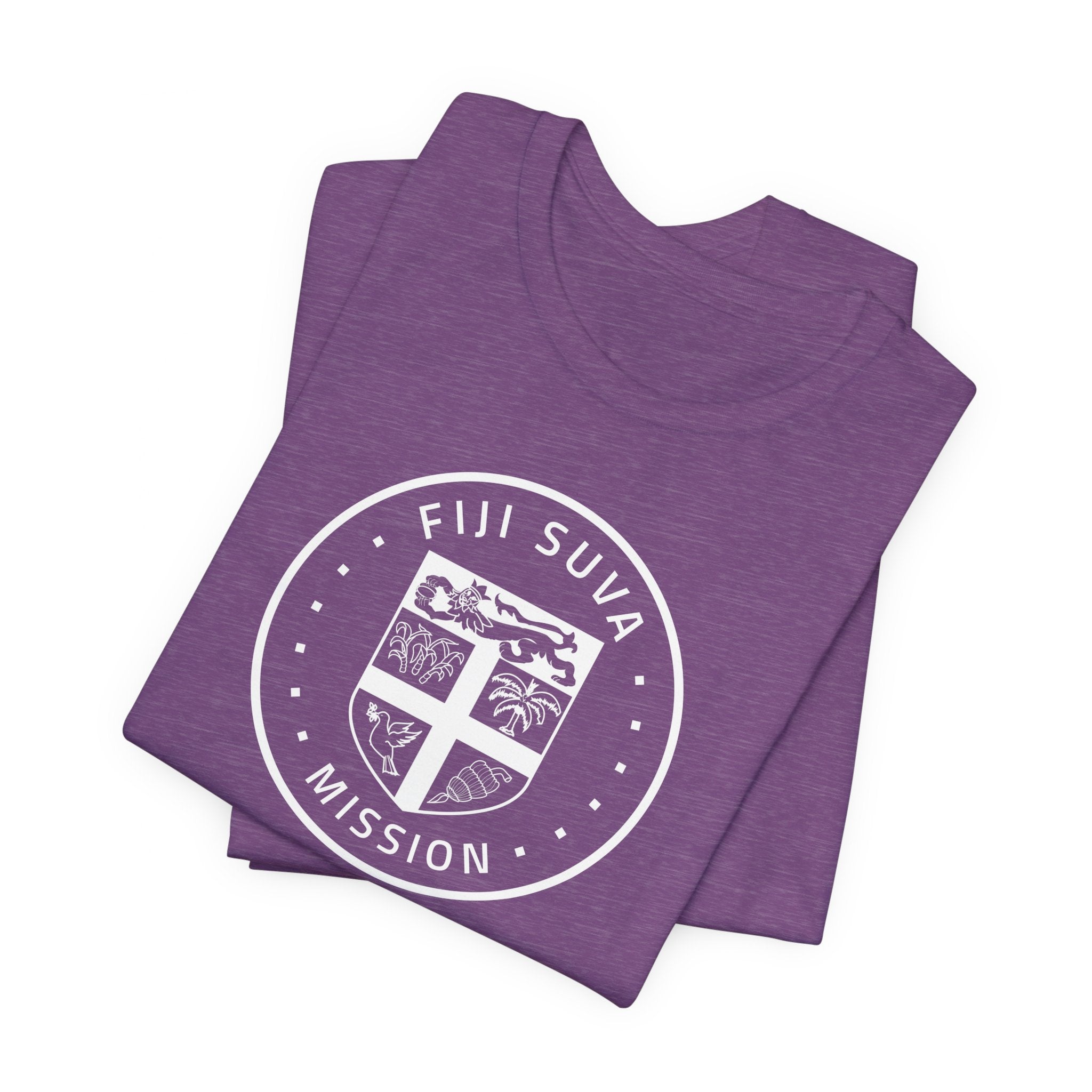 Fiji Suva Mission Circular Monochrome Logo T-Shirt - Mission Wishlist - LDS Missionary Gift Store