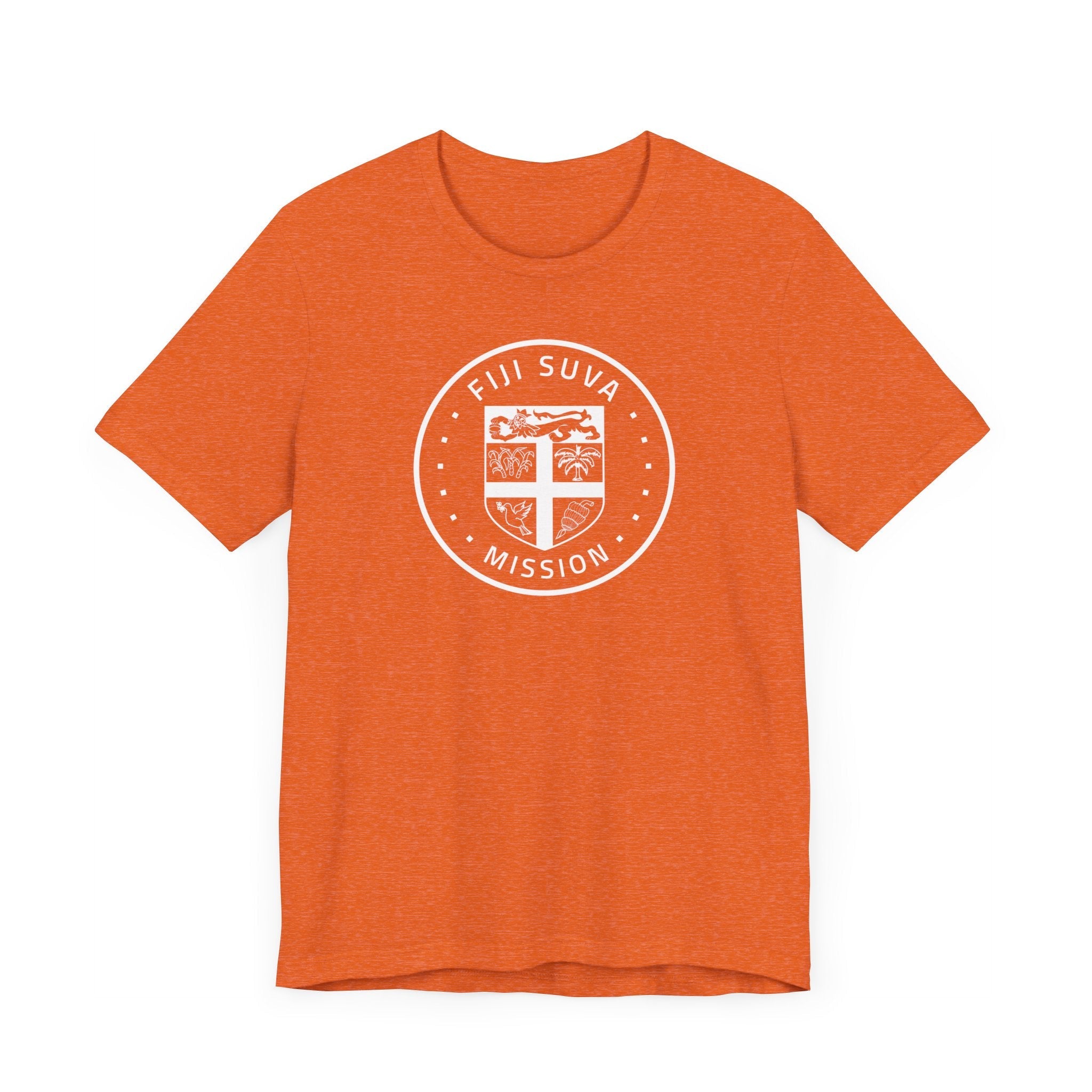 Fiji Suva Mission Circular Monochrome Logo T-Shirt - Mission Wishlist - LDS Missionary Gift Store