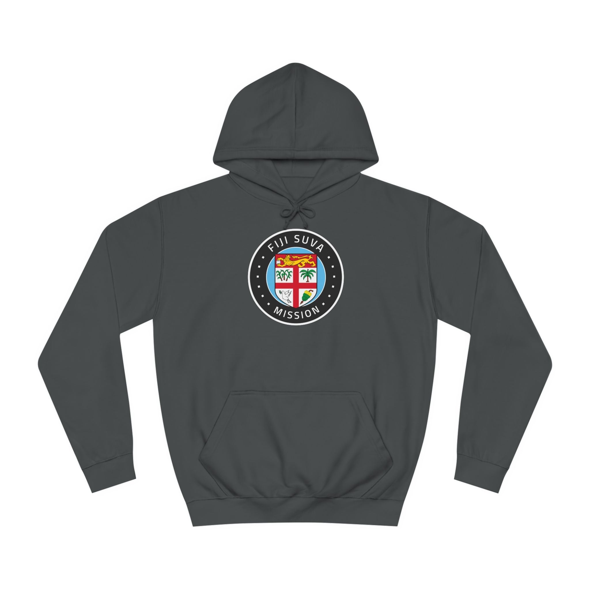 Fiji Suva Mission Flag Logo (Black Border) College Hoodie - Mission Wishlist - LDS Missionary Gift Store